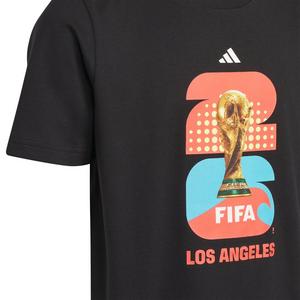 adidas Big Kids' FIFA World Cup 26 Host City Los Angeles Graphic T-Shirt - Black