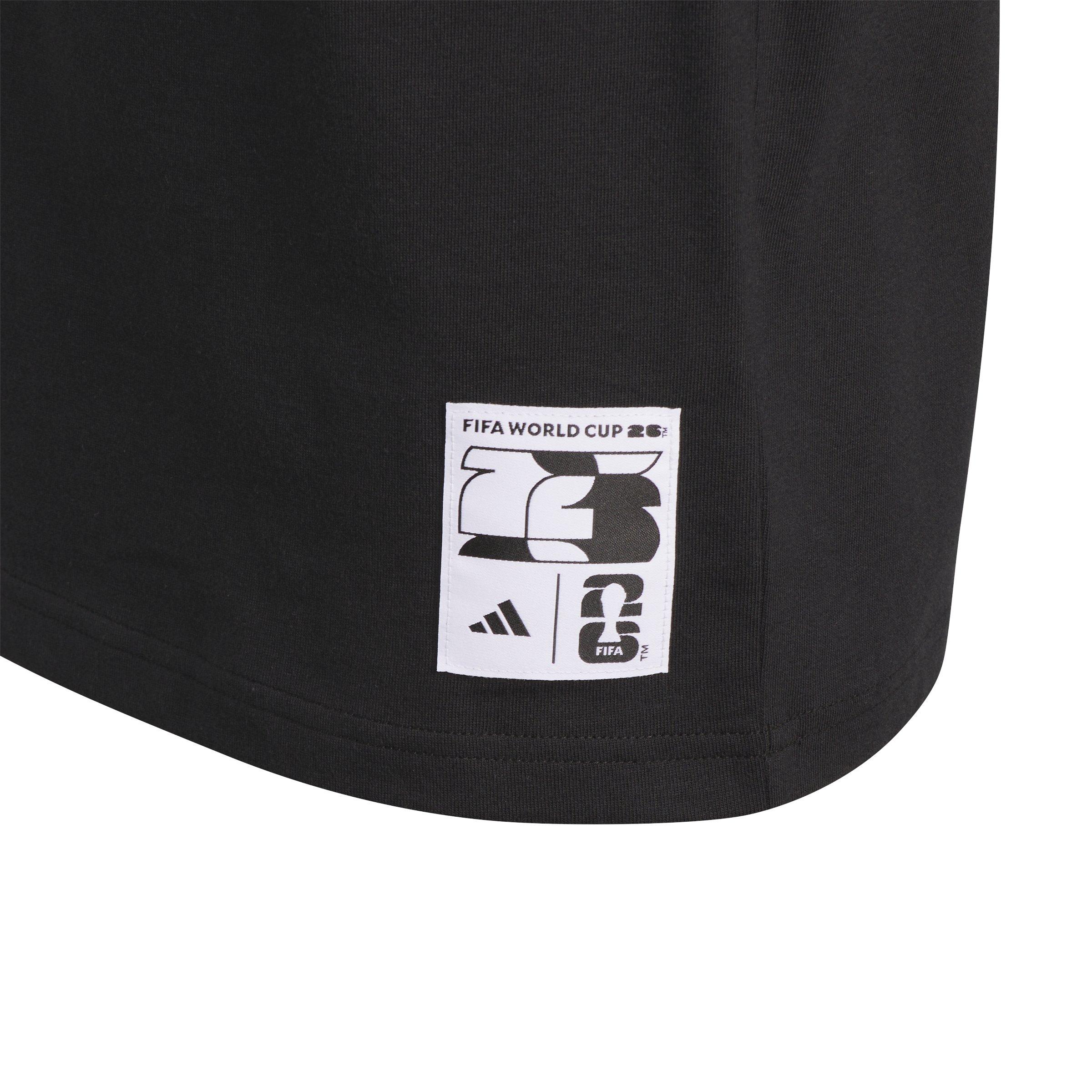 adidas FIFA World Cup 26 Host City Los Angeles Big Kids' Black Graphic T-Shirt