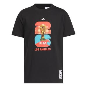 adidas Big Kids' FIFA World Cup 26 Host City Los Angeles Graphic T-Shirt - Black