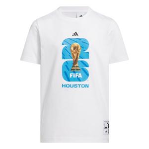 adidas Big Kids' FIFA World Cup 26 Host City Houston Graphic T-Shirt - White