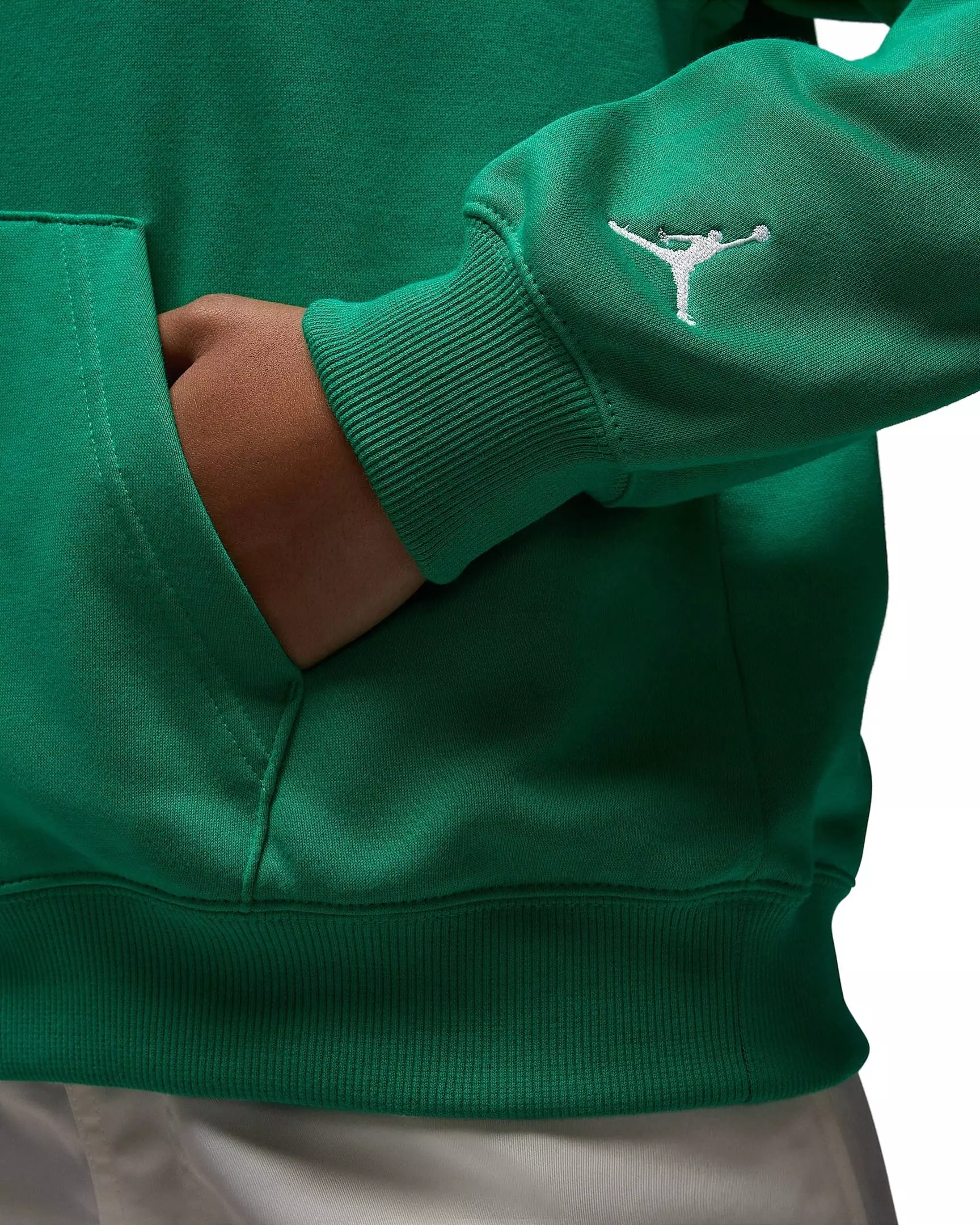 Jordan Women's Brooklyn Fleece​ Pullover Graphic J84 Hoodie - GREEN