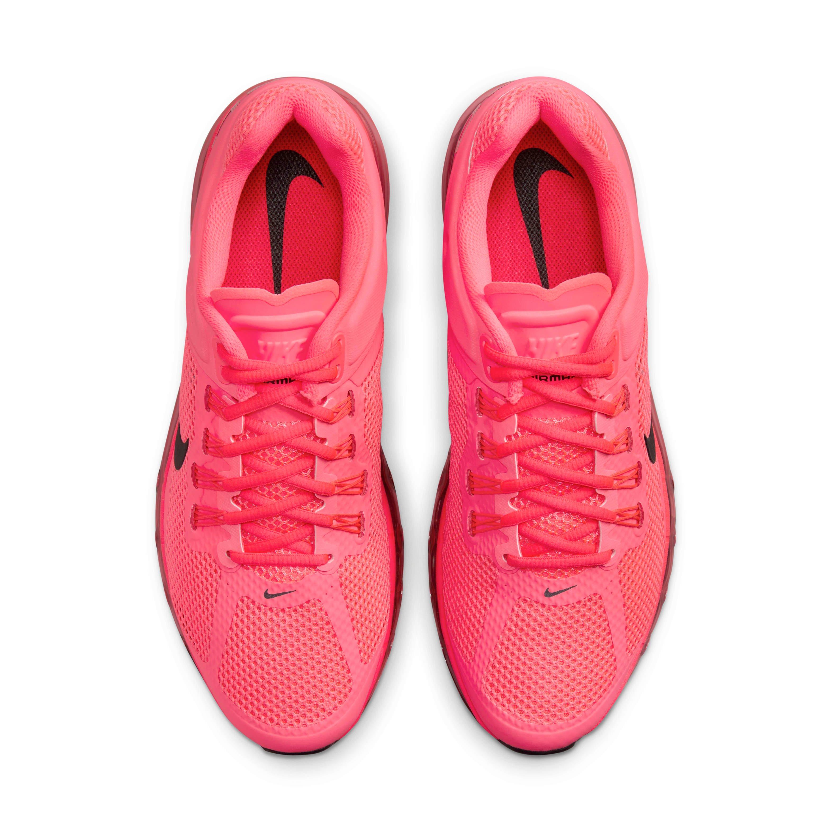 Nike Air Max 2013 "Hot Punch/Bright Crimson/Black" Men's Shoe - PUNCH/CRIMSON/BLACK Thumbnail View 4