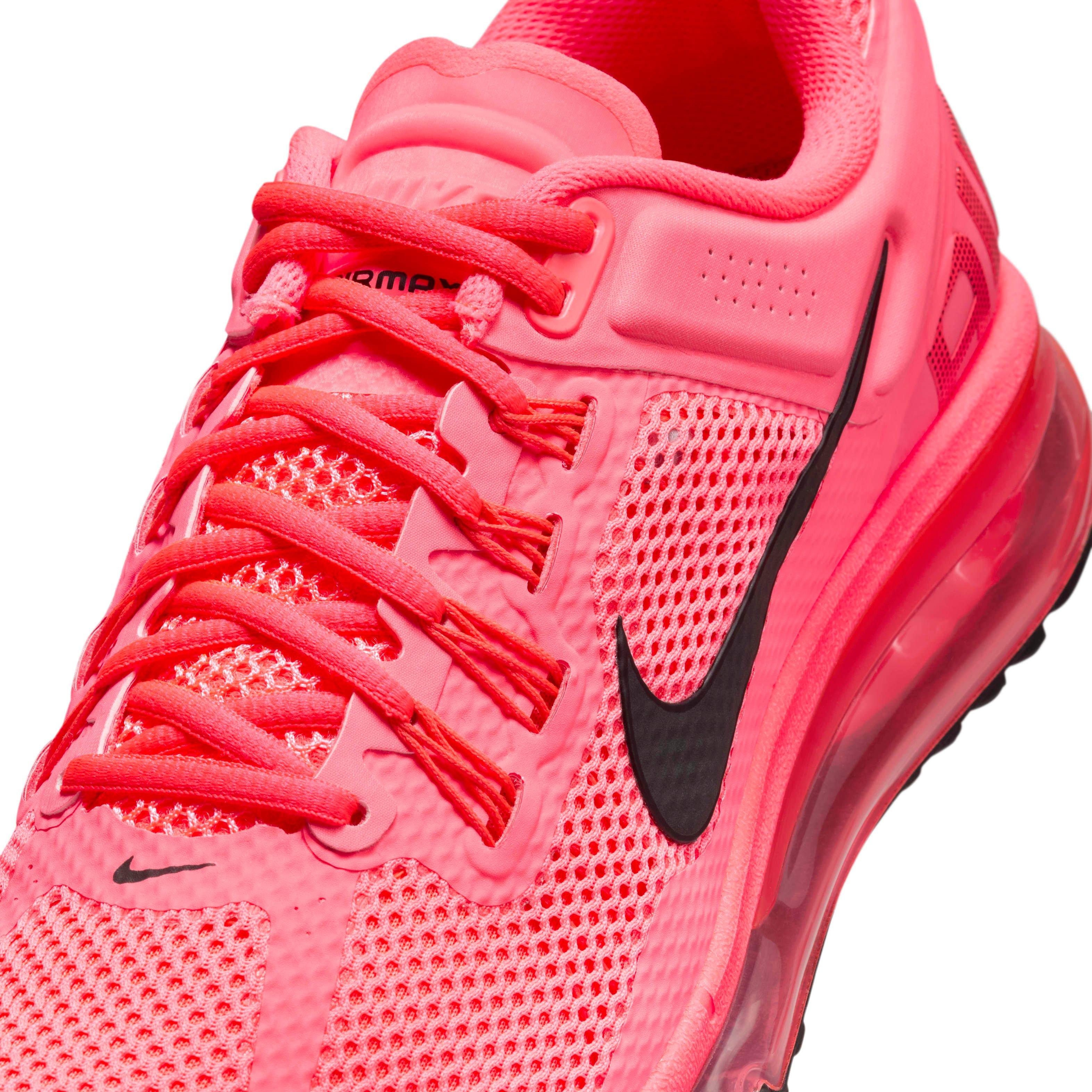 Nike Air Max 2013 "Hot Punch/Bright Crimson/Black" Men's Shoe - PUNCH/CRIMSON/BLACK Thumbnail View 7
