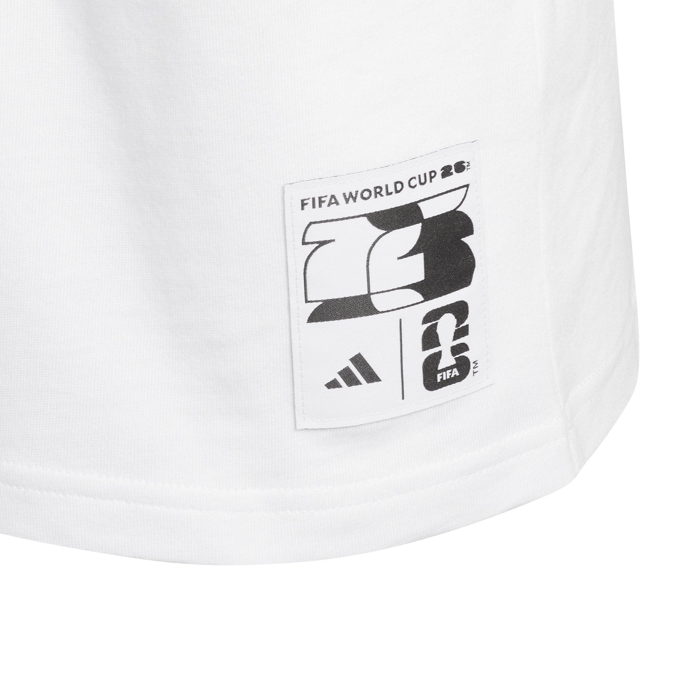 adidas FIFA World Cup 26 Host City Dallas Big Kids' White Graphic T-Shirt