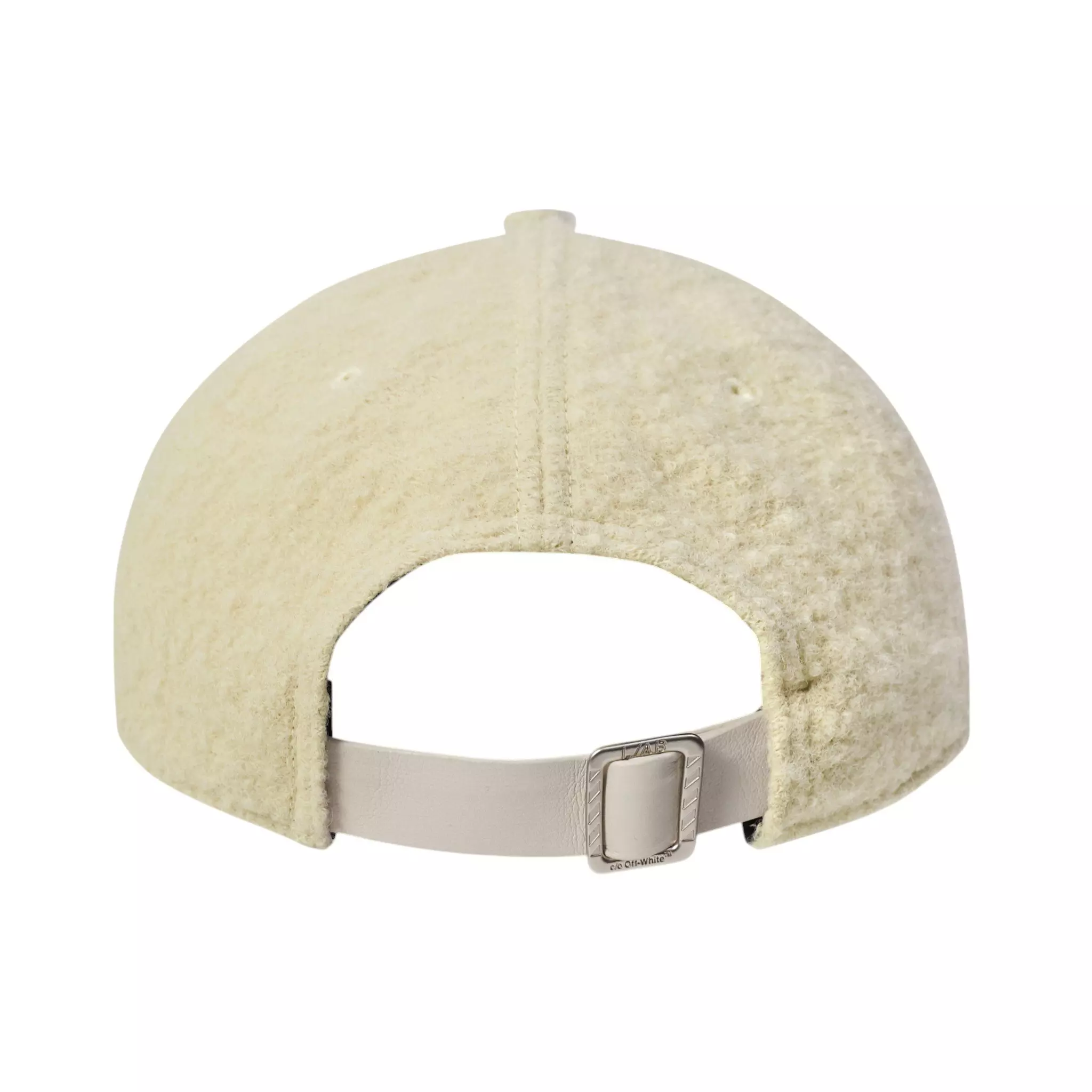 L/AB c/o Off-White Embroidered Curved Brim Sherpa Hat - Yellow - YELLOW