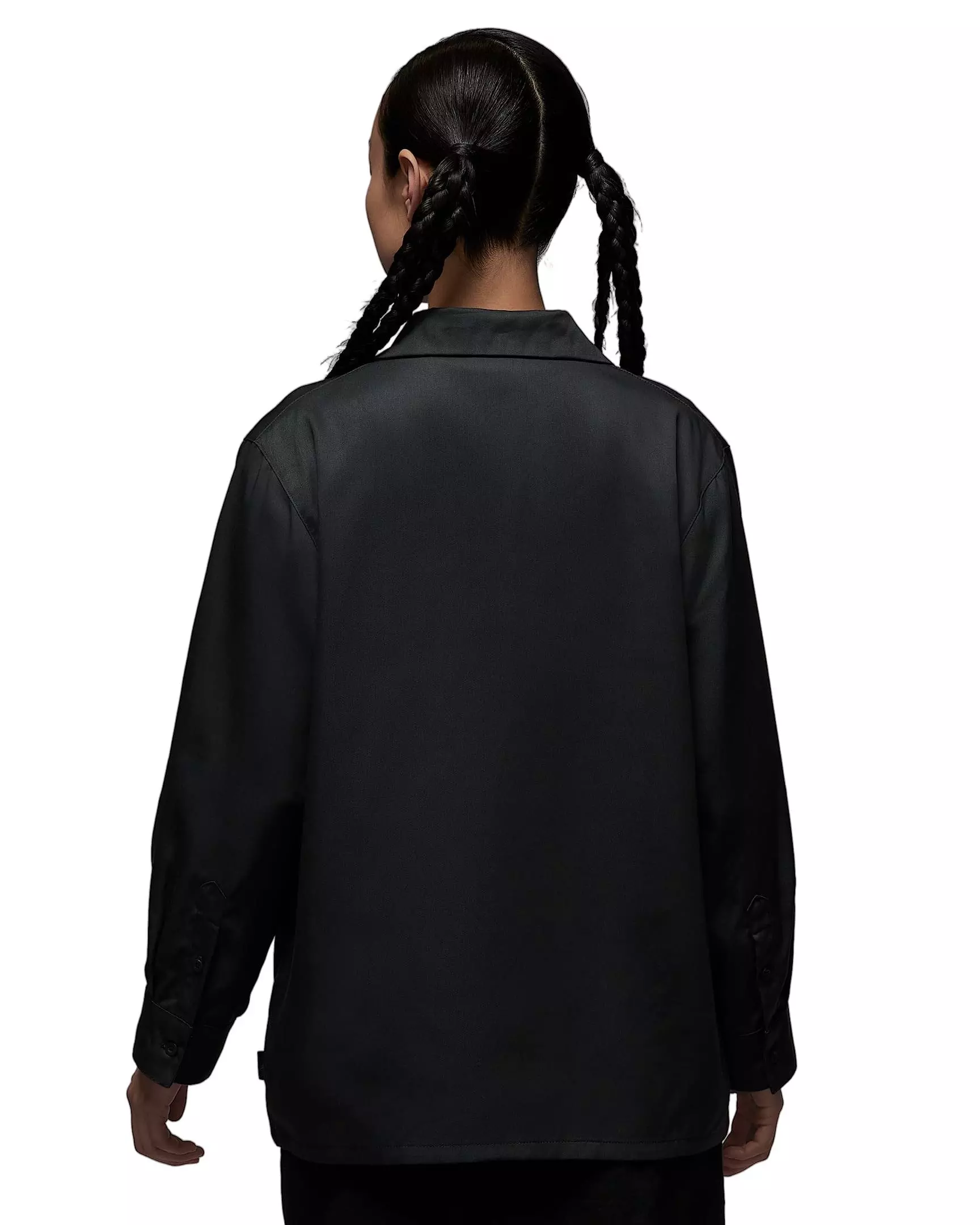 Jordan Air Women's Long-Sleeve Woven Top - DK GREY