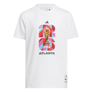 adidas Big Kids' FIFA World Cup 26 Host City Atlanta Graphic T-Shirt - White