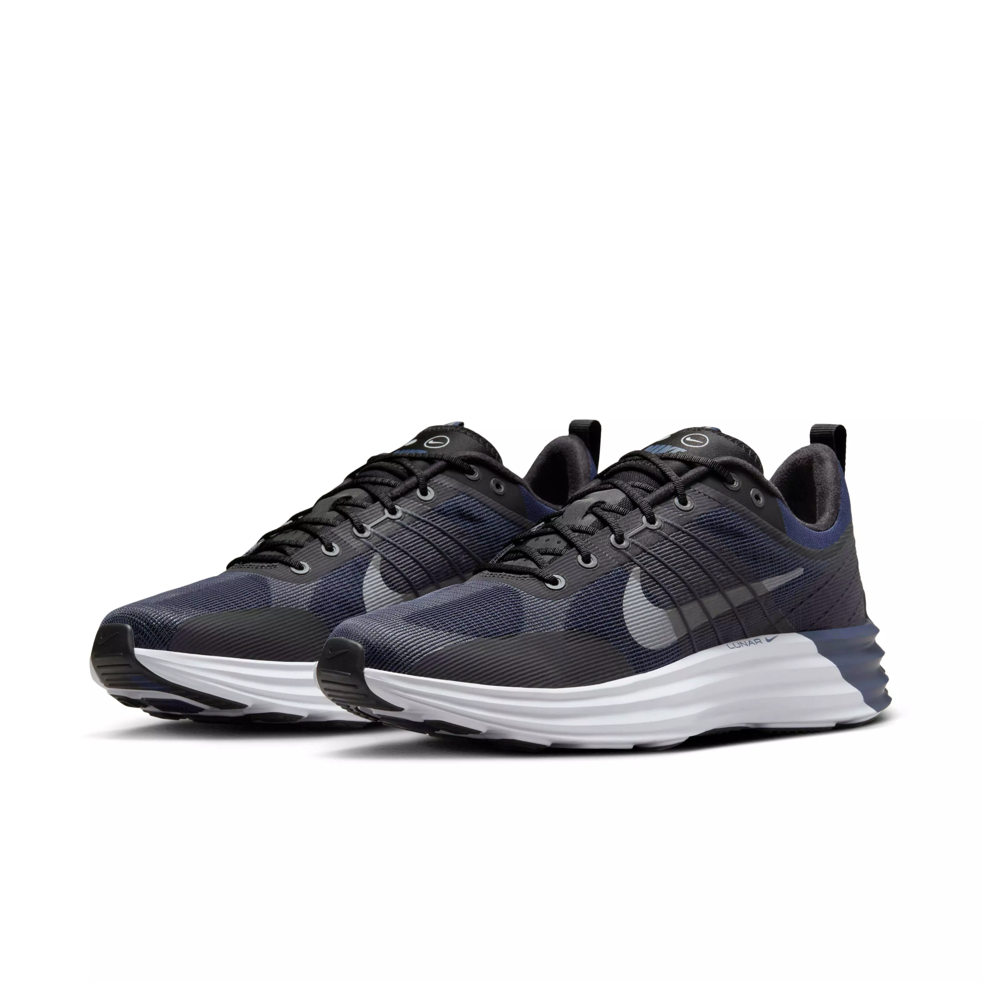 Nike Lunar Roam "Black/Midnight Navy/White/Reflect Silver" Men's Shoe - BLACK/NAVY/WHITE/SILVER
