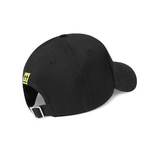 L/AB c/o Off-White Horizontal Embroidered Curved Brim Twill Hat - Black - BLACK