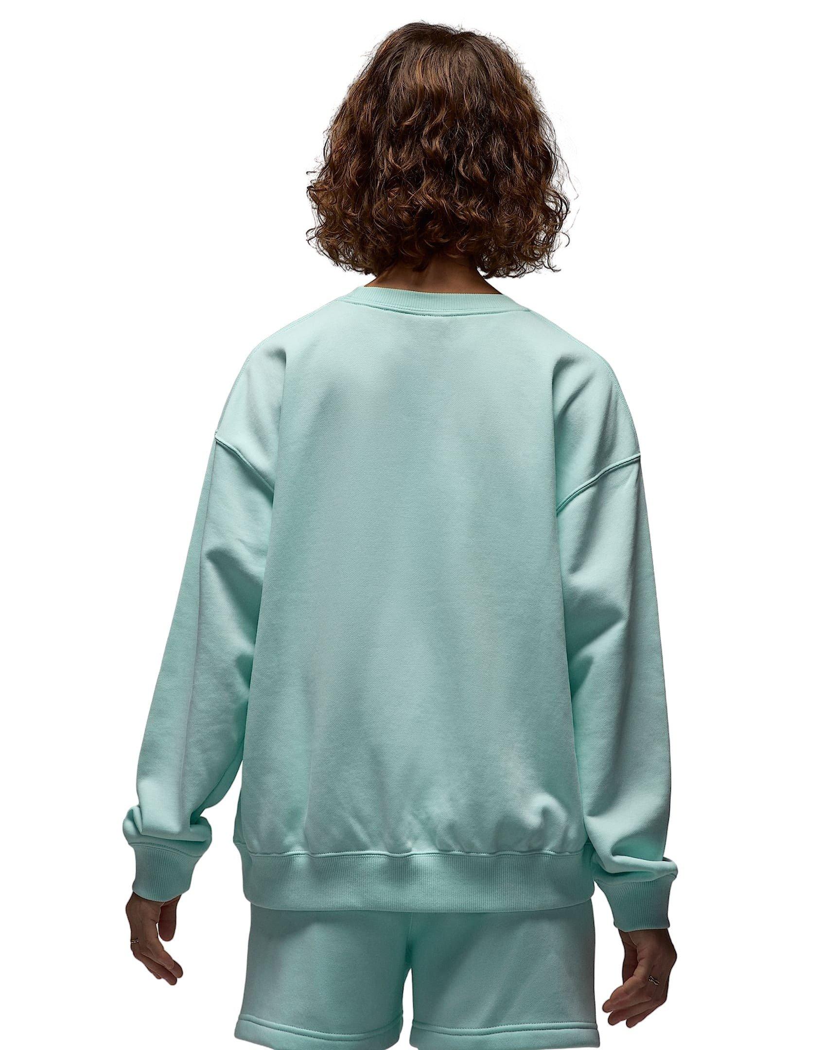 Jordan Women's Brooklyn French Terry Fleece Crew-Neck Sweatshirt - GREEN Thumbnail View 2