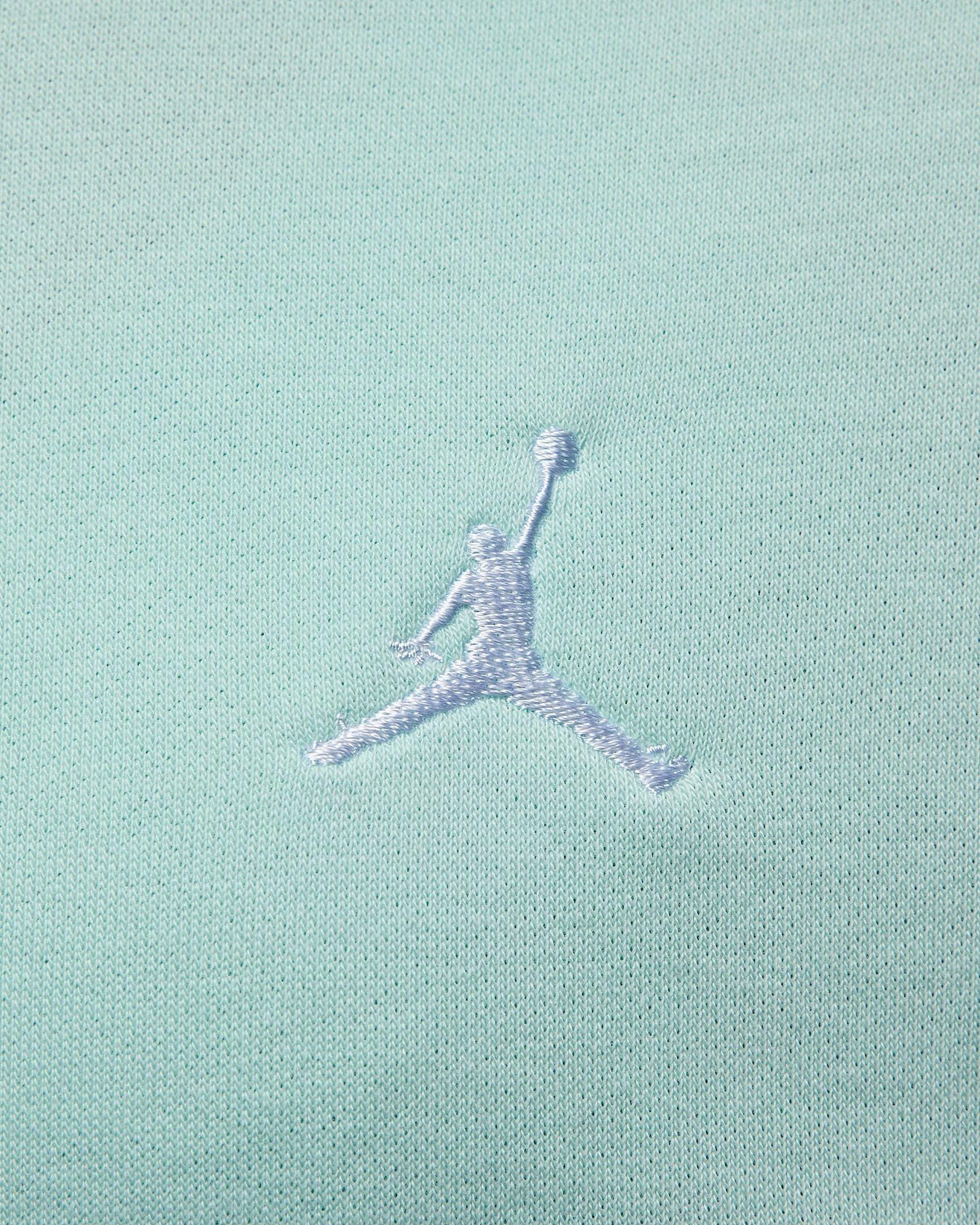 Jordan Women's Brooklyn French Terry Fleece Crew-Neck Sweatshirt - GREEN Thumbnail View 4