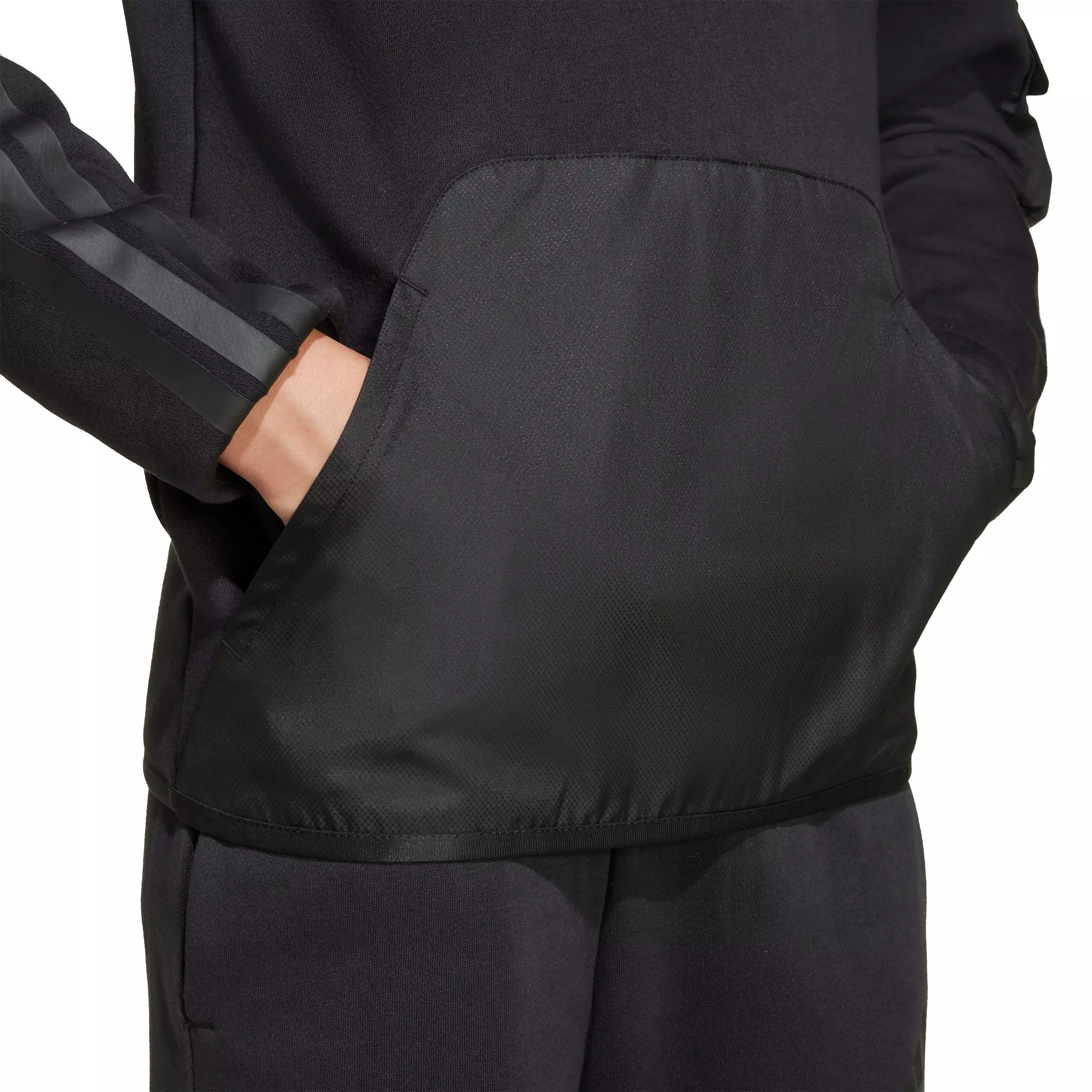 adidas Big Boys' Utility Pack Fleece Hoodie - Black - BLACK