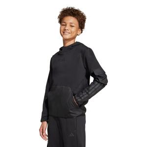 adidas Big Boys' Utility Pack Fleece Hoodie - Black