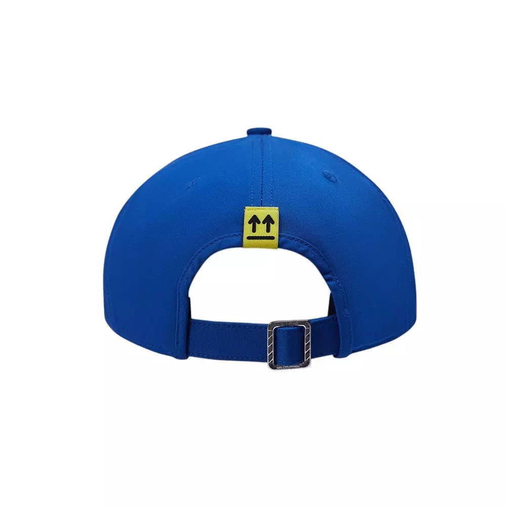 L/AB c/o Off-White Horizontal Embroidered Curved Brim Twill Hat - Royal - ROYAL