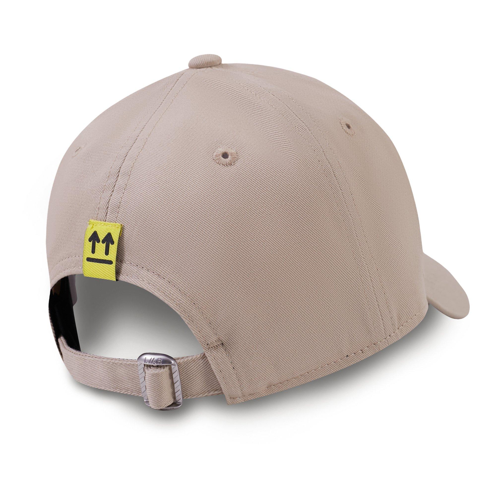 L/AB c/o Off-White Horizontal Embroidered Curved Brim Twill Hat - Cream - CREAM