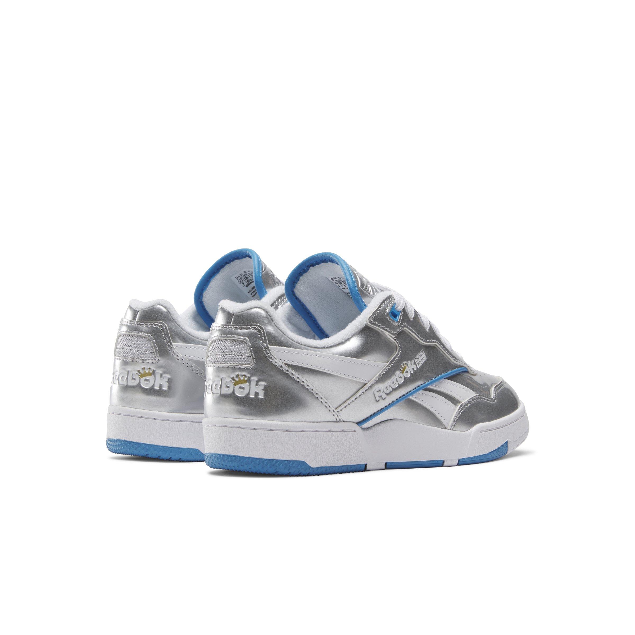 Reebok x Angel BB 4000 II "Silver/Always Blue/White" Women's Shoe - SILVER/BLUE/WHITE Thumbnail View 3