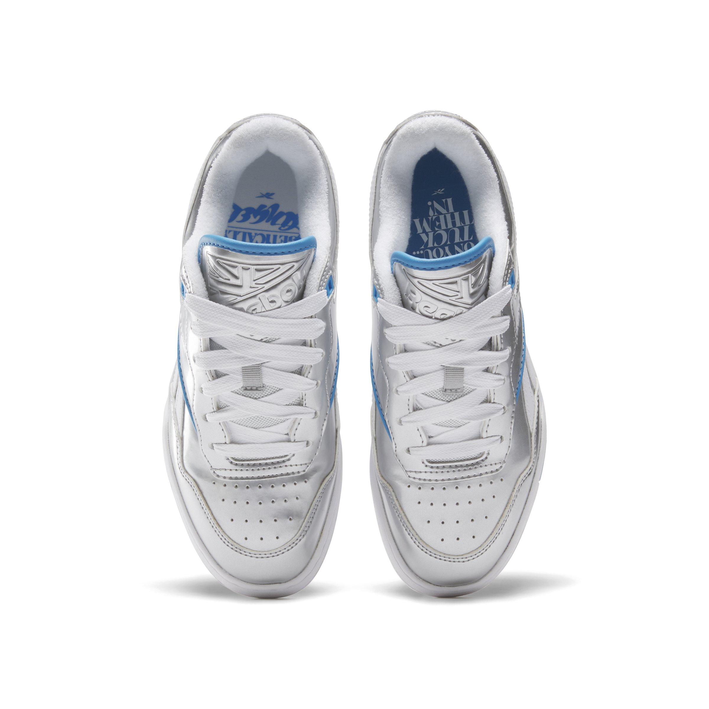 Reebok x Angel BB 4000 II "Silver/Always Blue/White" Women's Shoe - SILVER/BLUE/WHITE Thumbnail View 4
