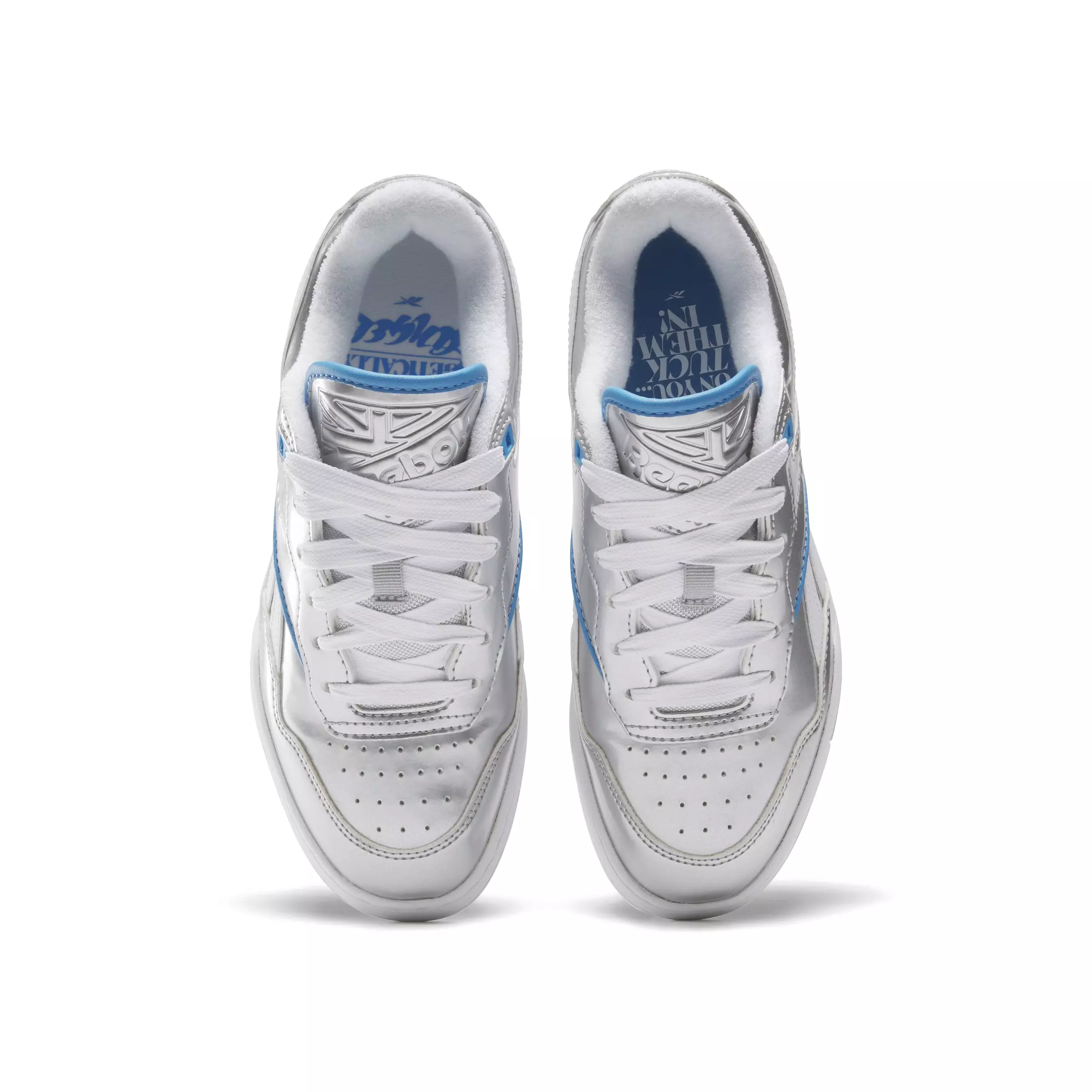 Reebok x Angel BB 4000 II "Silver/Always Blue/White" Women's Shoe - SILVER/BLUE/WHITE
