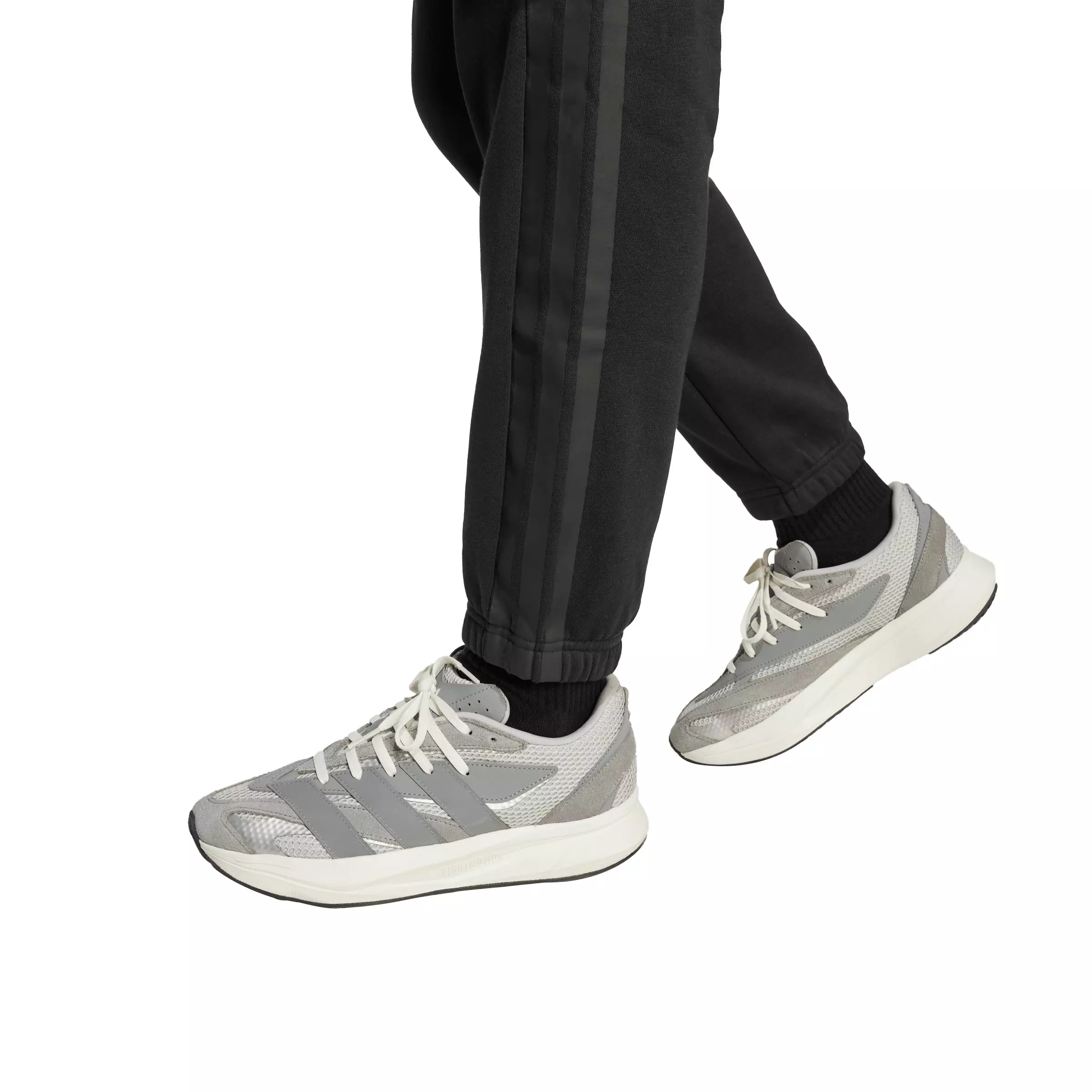 adidas Big Boys' Utility Pack Fleece Cargo Joggers - Black - BLACK