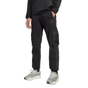adidas Big Boys' Utility Pack Fleece Cargo Joggers - Black