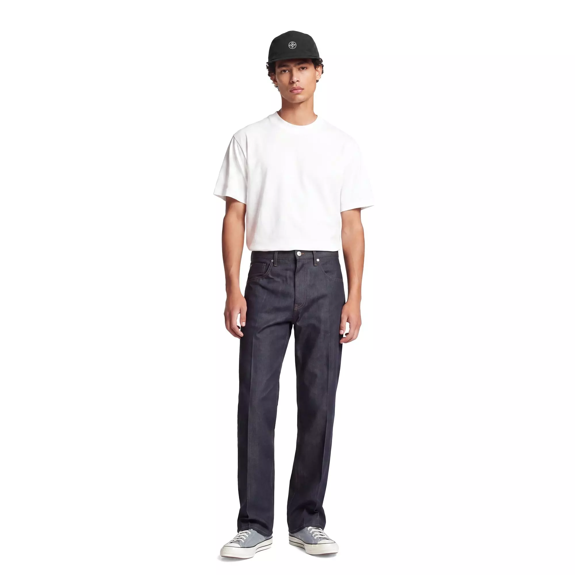L/AB c/o Off-White Off Camper Hat - Black - BLACK