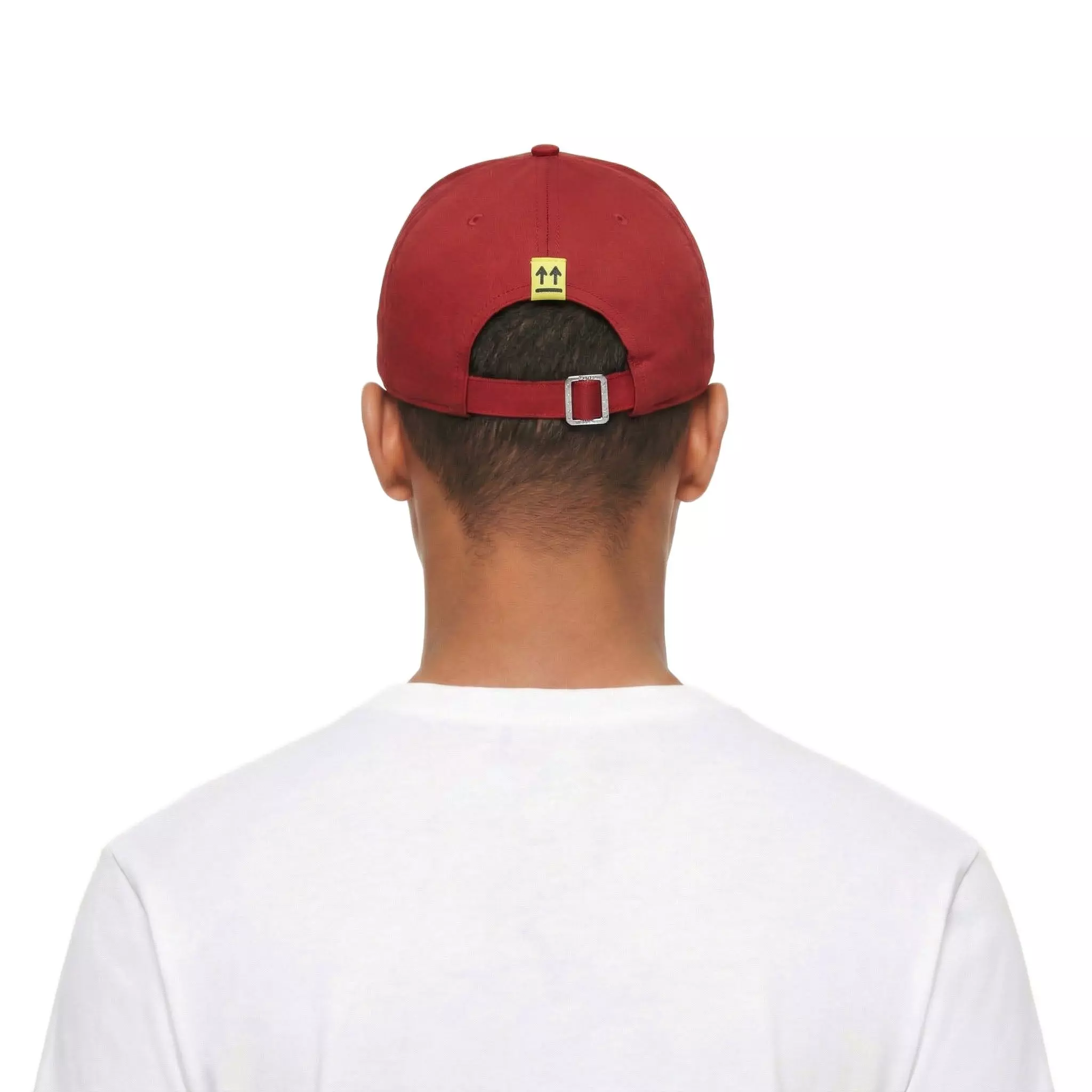 L/AB c/o Off-White Off Embroidered Curved Brim Twill Hat - Red - RED
