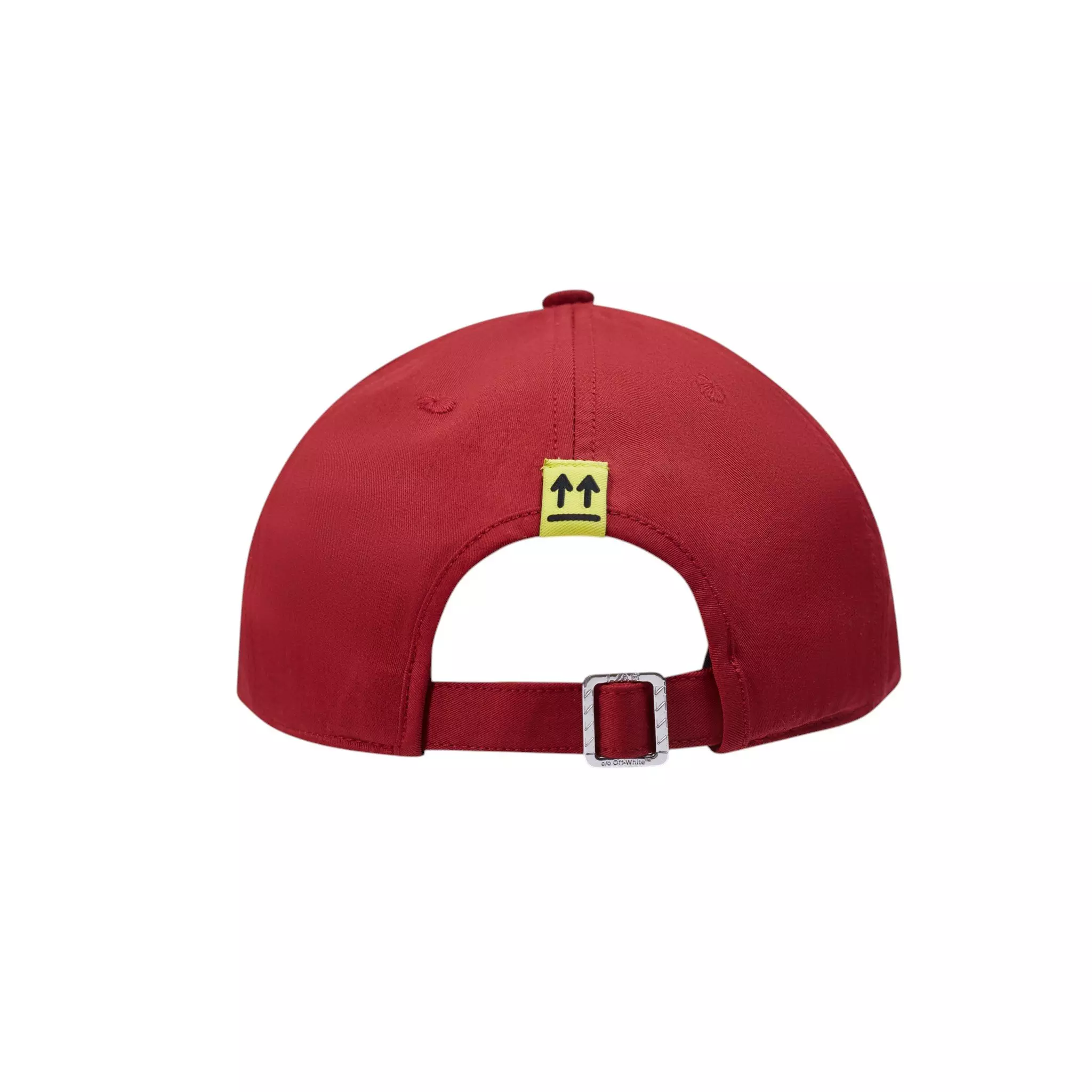 L/AB c/o Off-White Off Embroidered Curved Brim Twill Hat - Red - RED