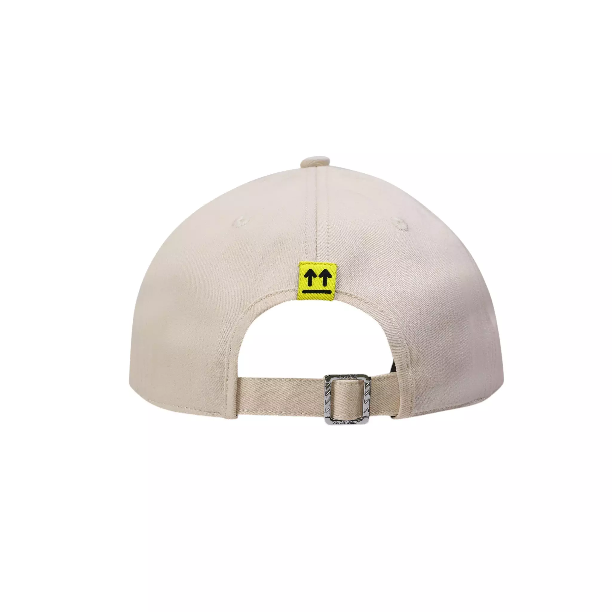 L/AB c/o Off-White Off Embroidered Curved Brim Twill Hat - Cream - CREAM