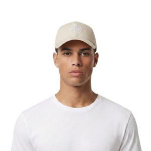 L/AB c/o Off-White Off Embroidered Curved Brim Twill Hat - Cream - CREAM
