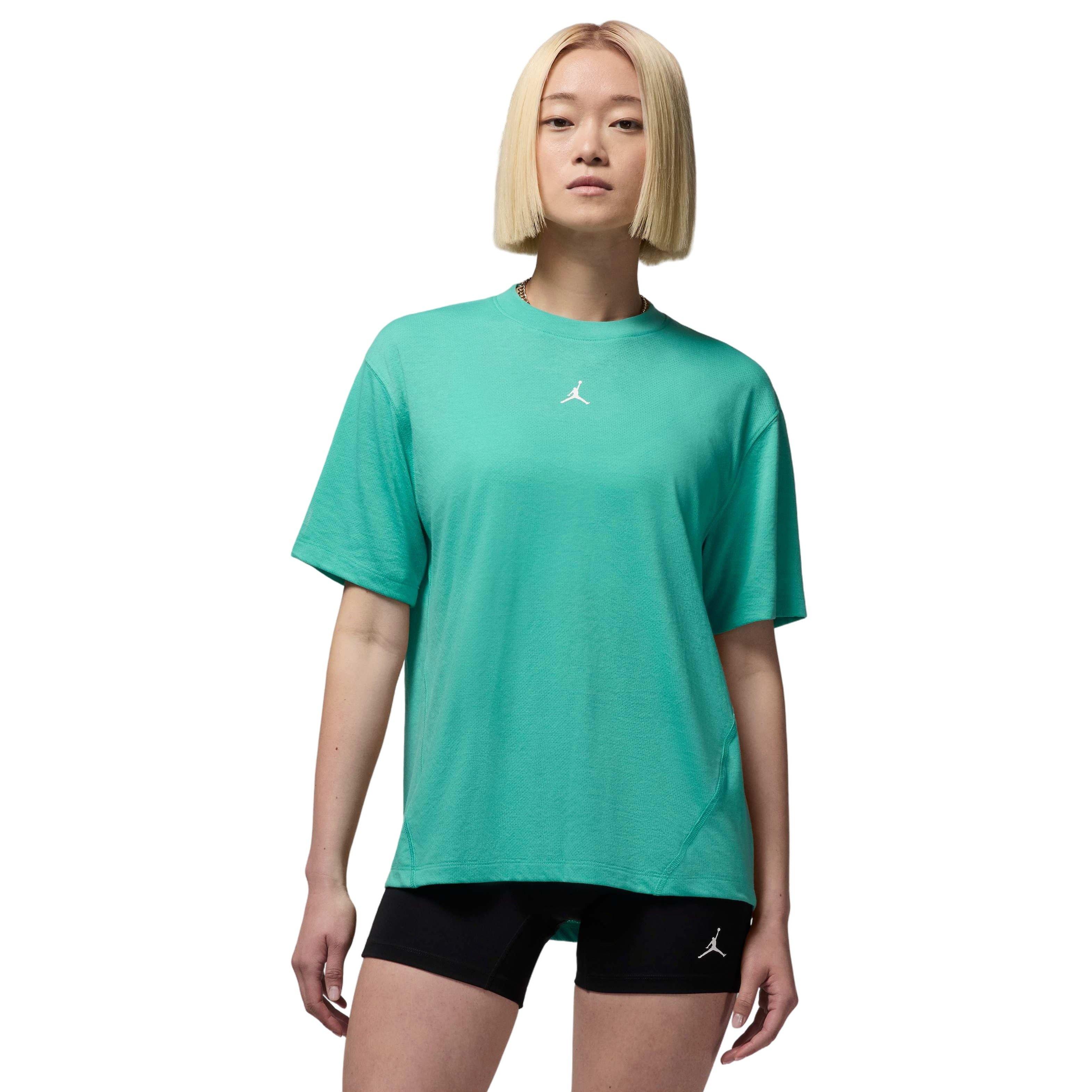 Jordan Women's Sport Diamond Short-Sleeve Top -Green - GREEN Thumbnail View 1