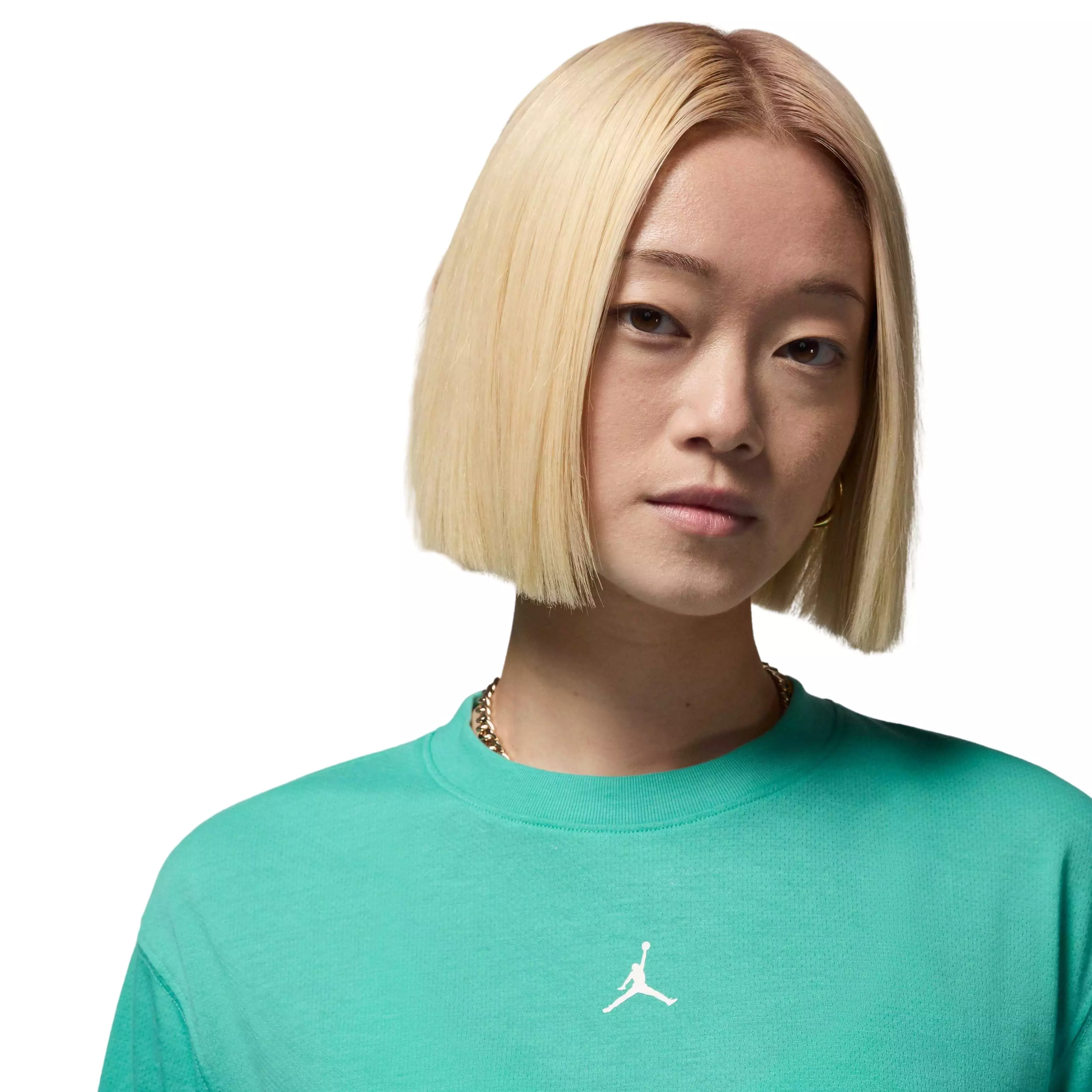 Jordan Women's Sport Diamond Short-Sleeve Top -Green - GREEN