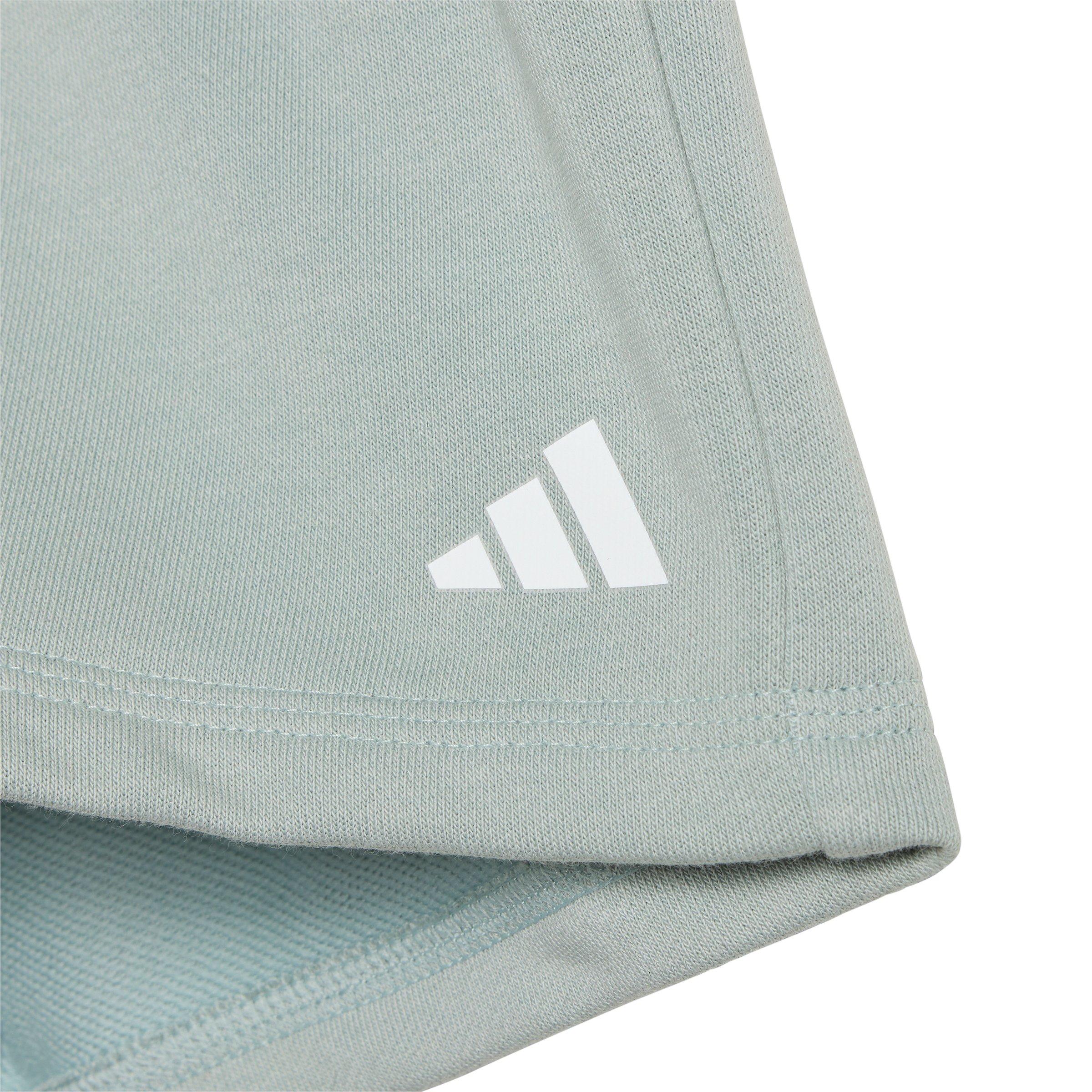 adidas Infant Kids' Tiro_Nster T-Shirt and Shorts Set - Light Green - LIGHT GREEN Thumbnail View 4
