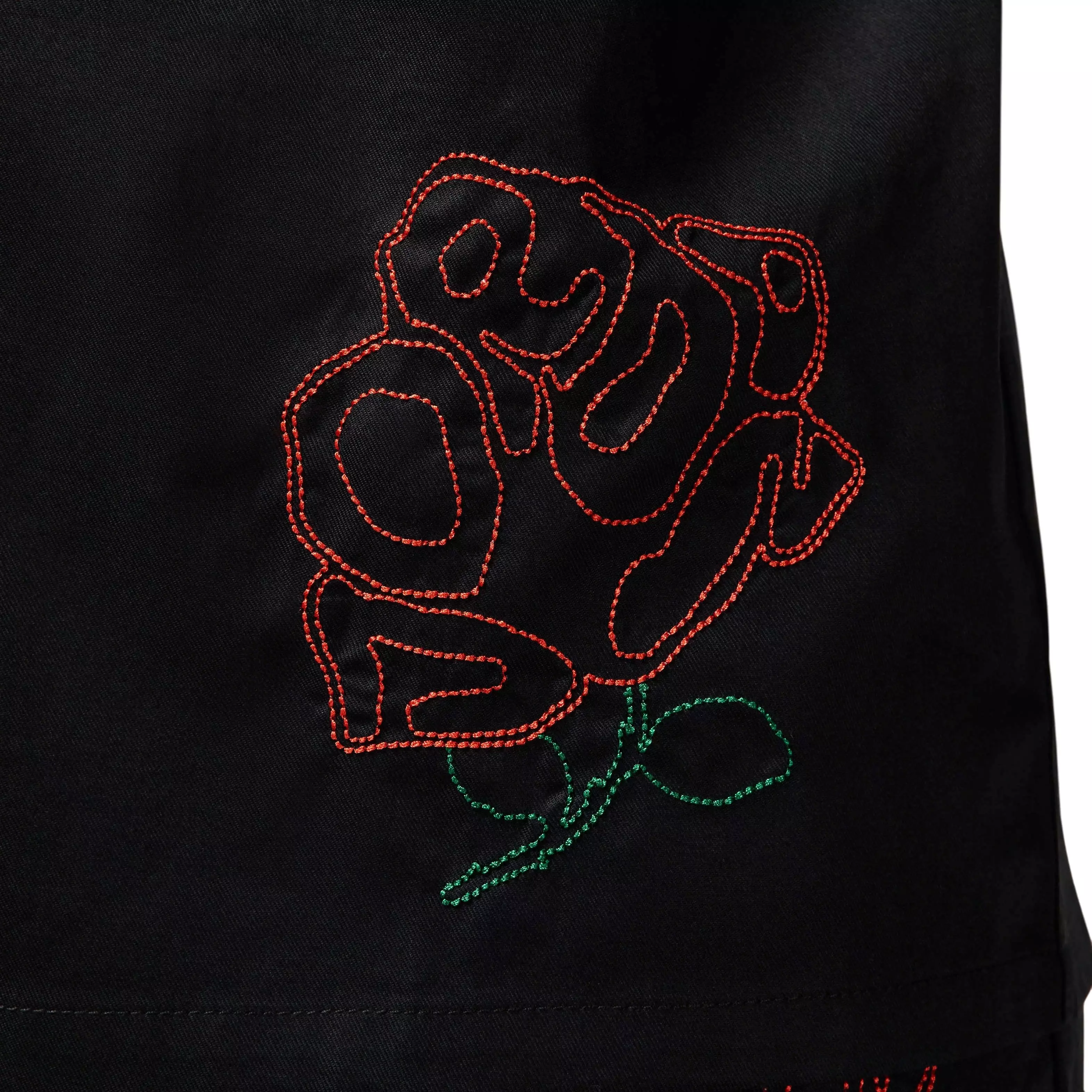 Jordan Women's Short-Sleeve Woven Rose Top - BLACK