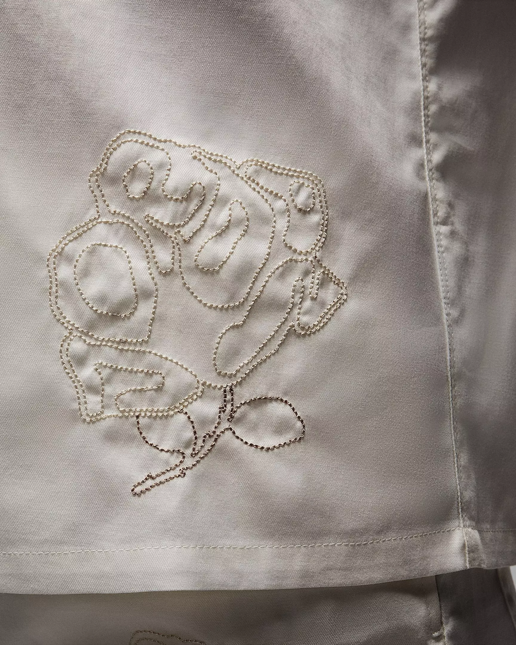 Jordan Women's Short-Sleeve Woven Rose Top - WHITE