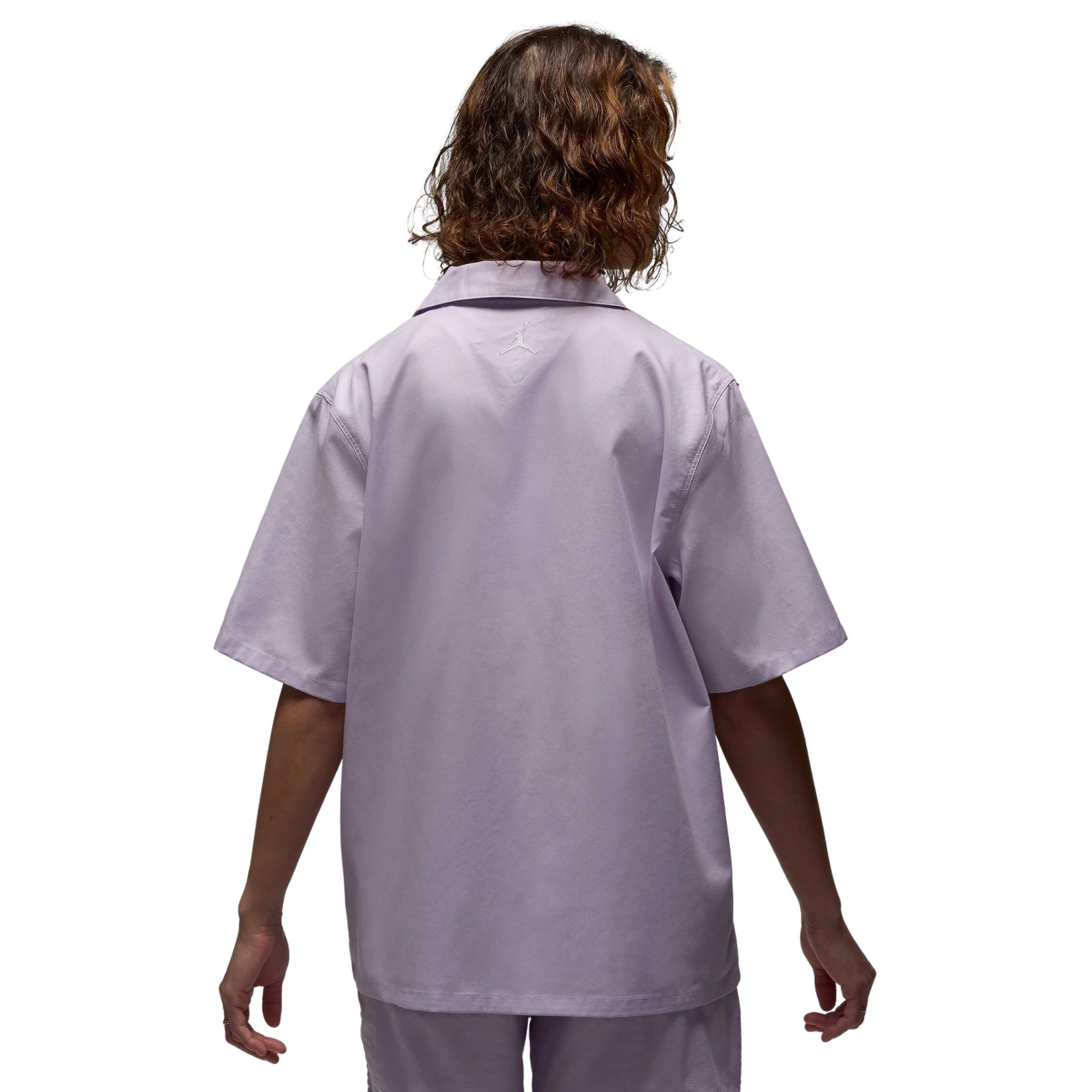 Jordan Women's Short-Sleeve Woven Rose Top - PURPLE Thumbnail View 2