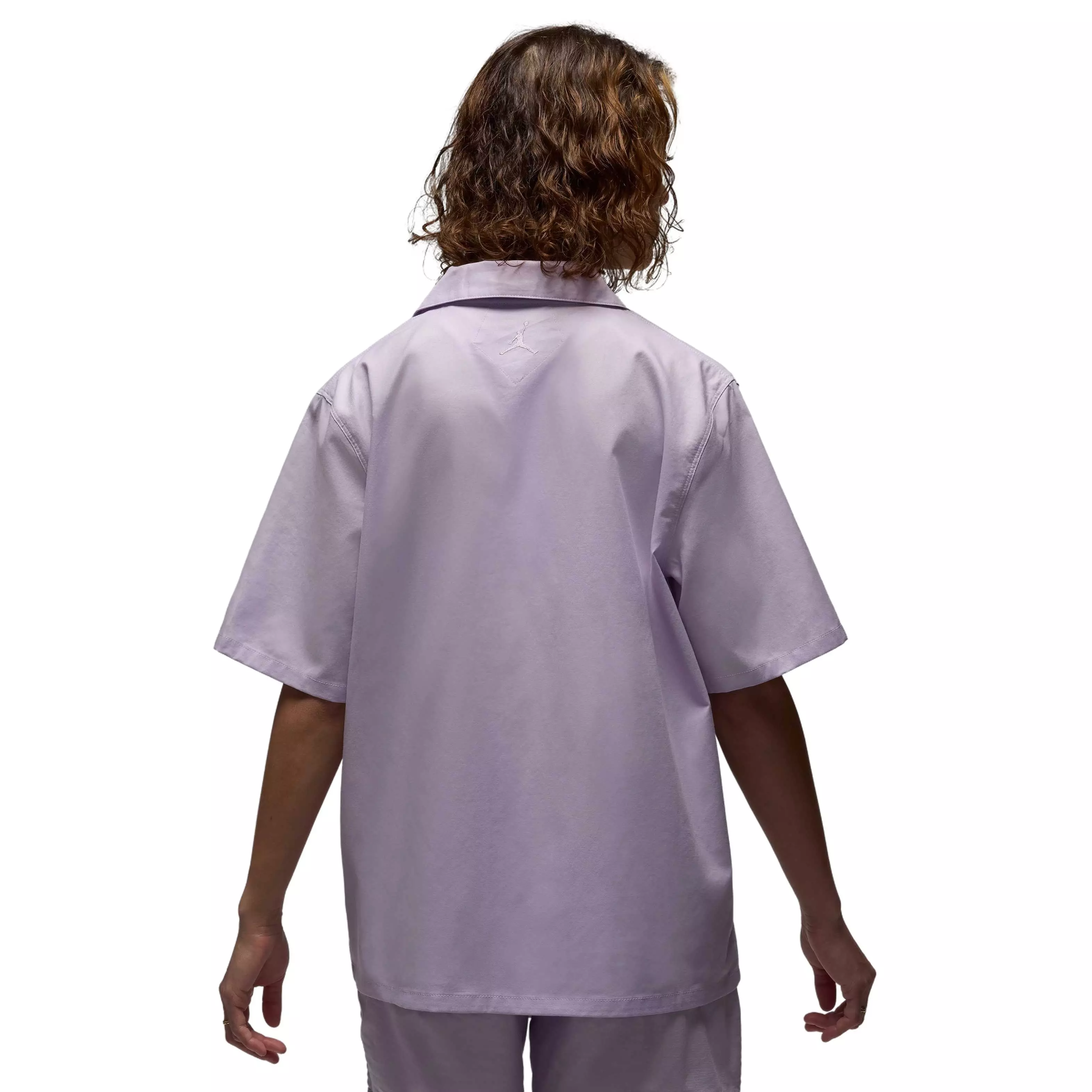 Jordan Women's Short-Sleeve Woven Rose Top - PURPLE