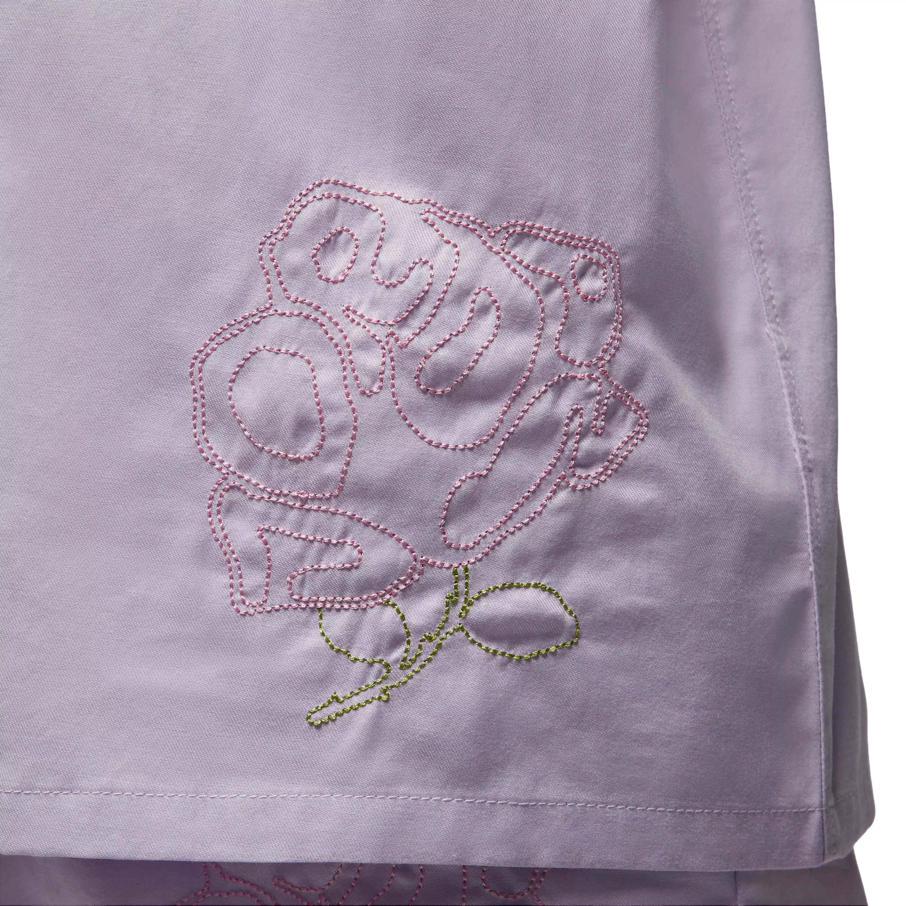 Jordan Women's Short-Sleeve Woven Rose Top - PURPLE