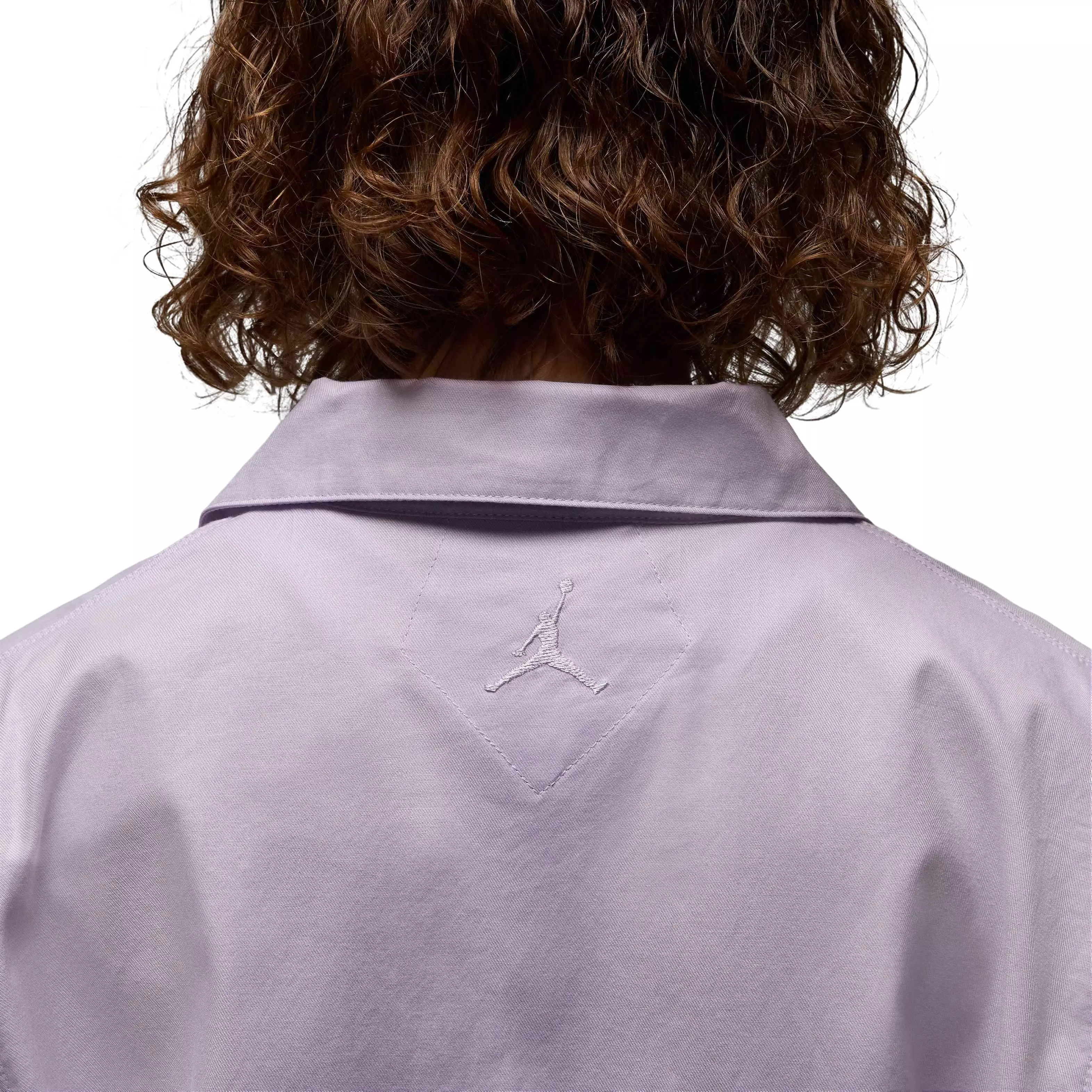 Jordan Women's Short-Sleeve Woven Rose Top - PURPLE