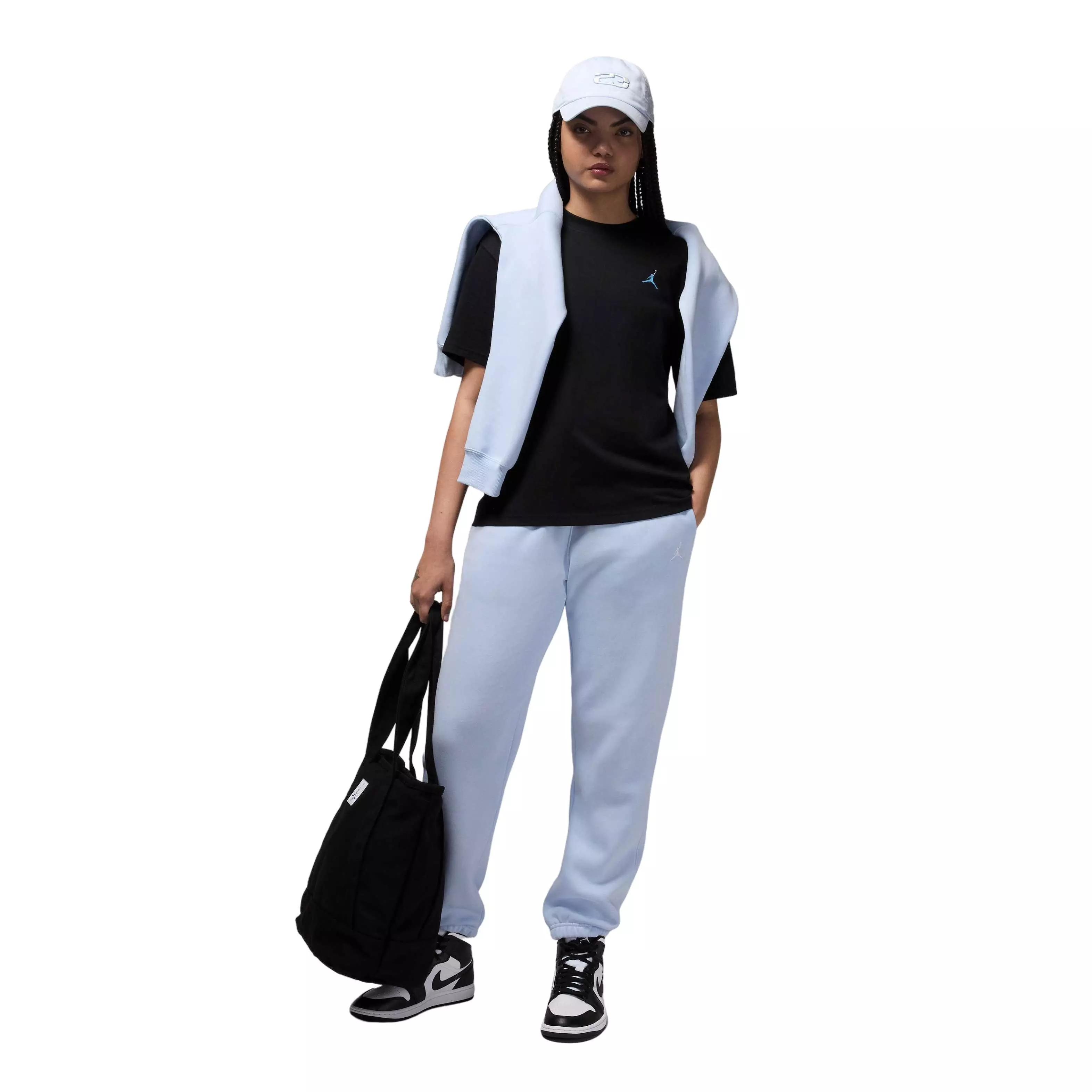 Jordan Women's Short-Sleeve Graphic Poolside T-Shirt - BLACK