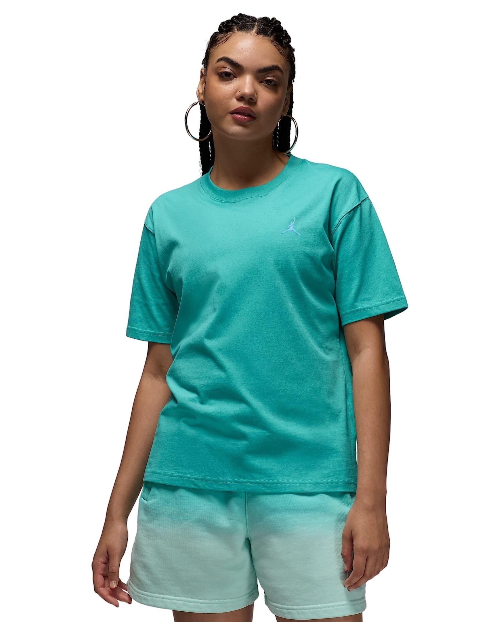Jordan Women's Short-Sleeve Graphic Poolside T-Shirt - TEAL Thumbnail View 1