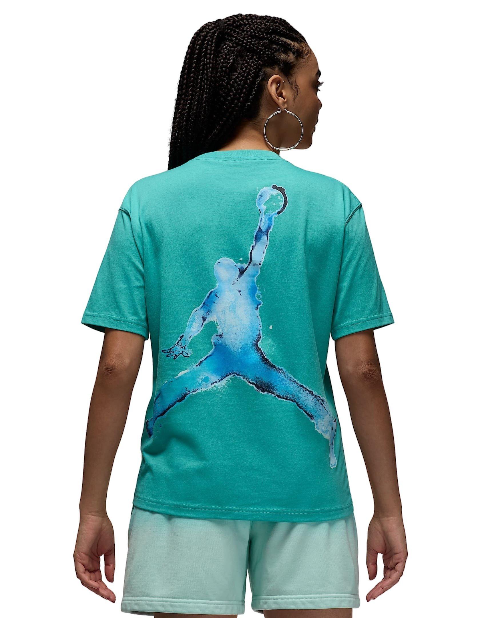 Jordan Women's Short-Sleeve Graphic Poolside T-Shirt - TEAL Thumbnail View 2