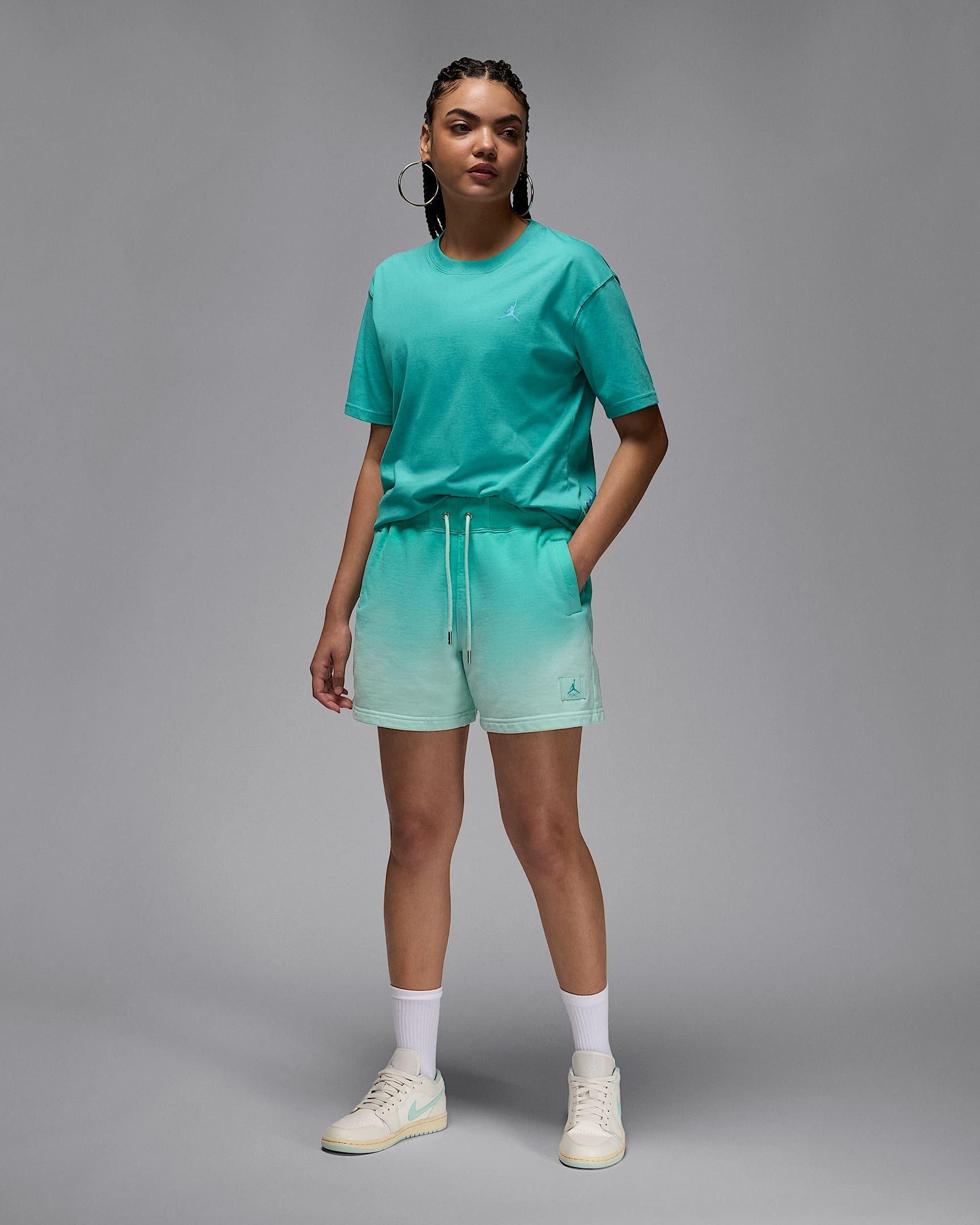 Jordan Women's Short-Sleeve Graphic Poolside T-Shirt - TEAL Thumbnail View 5