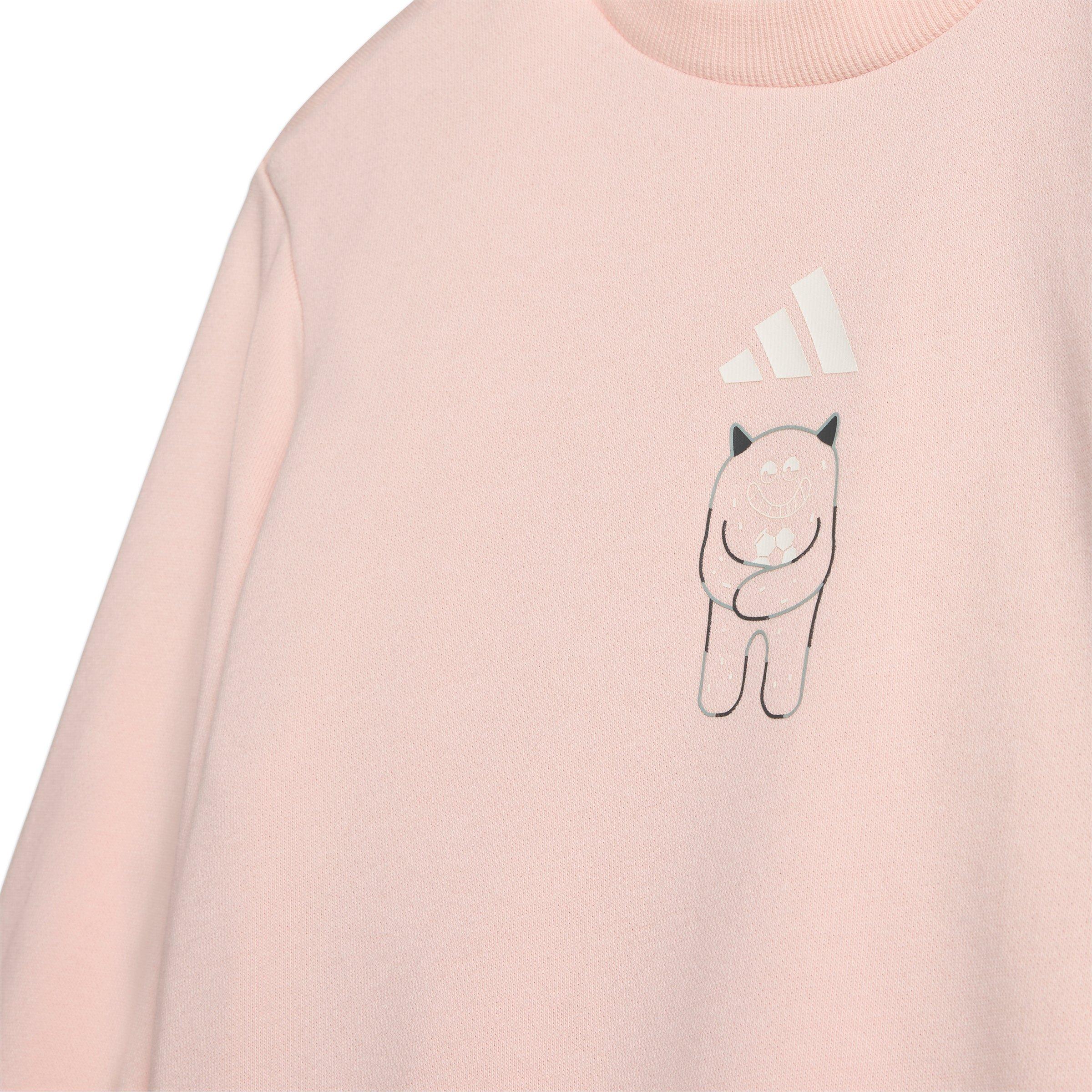 adidas Infant Girls' Tiro_Nster Jogger Set - Pink - PINK Thumbnail View 2