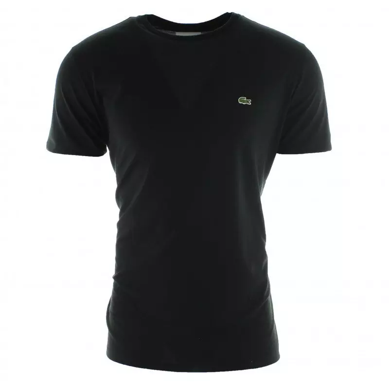 Lacoste Men's Pima Cotton Black Tee - BLACK