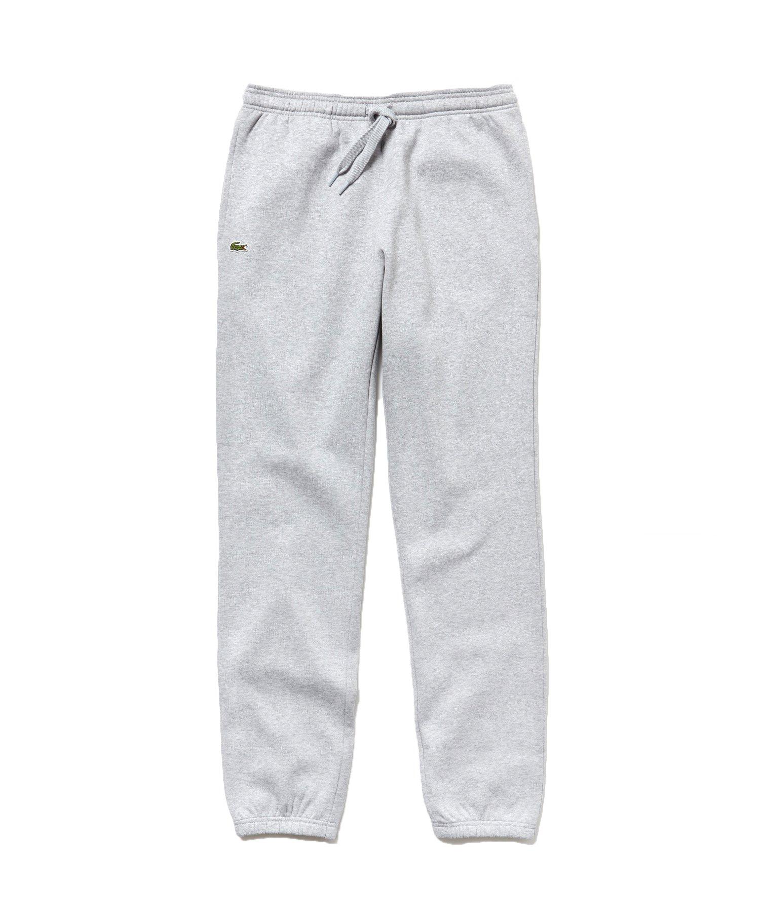 lacoste grey tracksuit bottoms