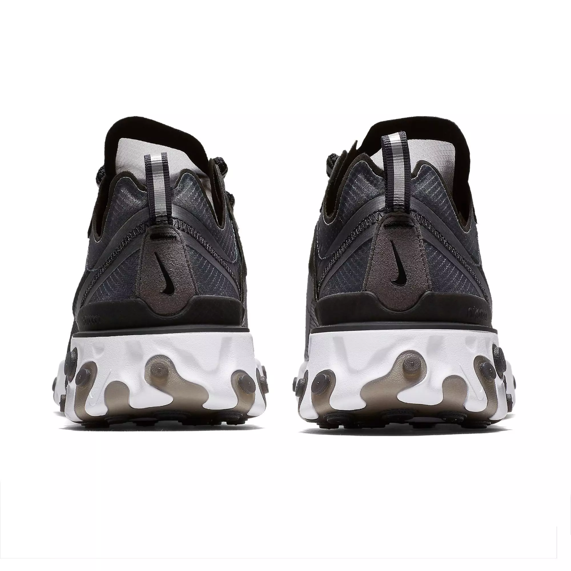 Nike React Element 87 &ldquo;Anthracite/Black/White" Gradeschool Kids' Shoe - BLACK