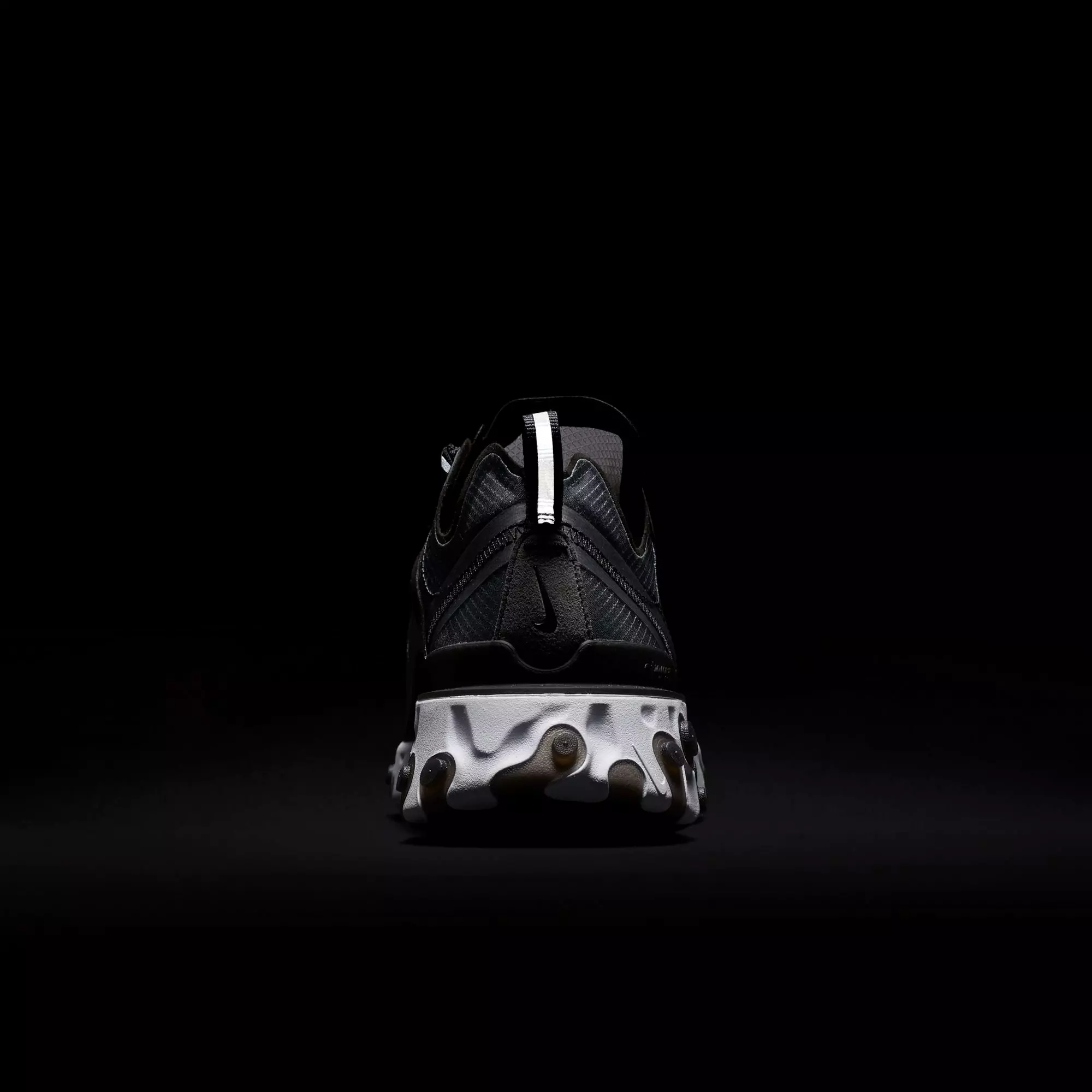 Nike React Element 87 &ldquo;Anthracite/Black/White" Gradeschool Kids' Shoe - BLACK