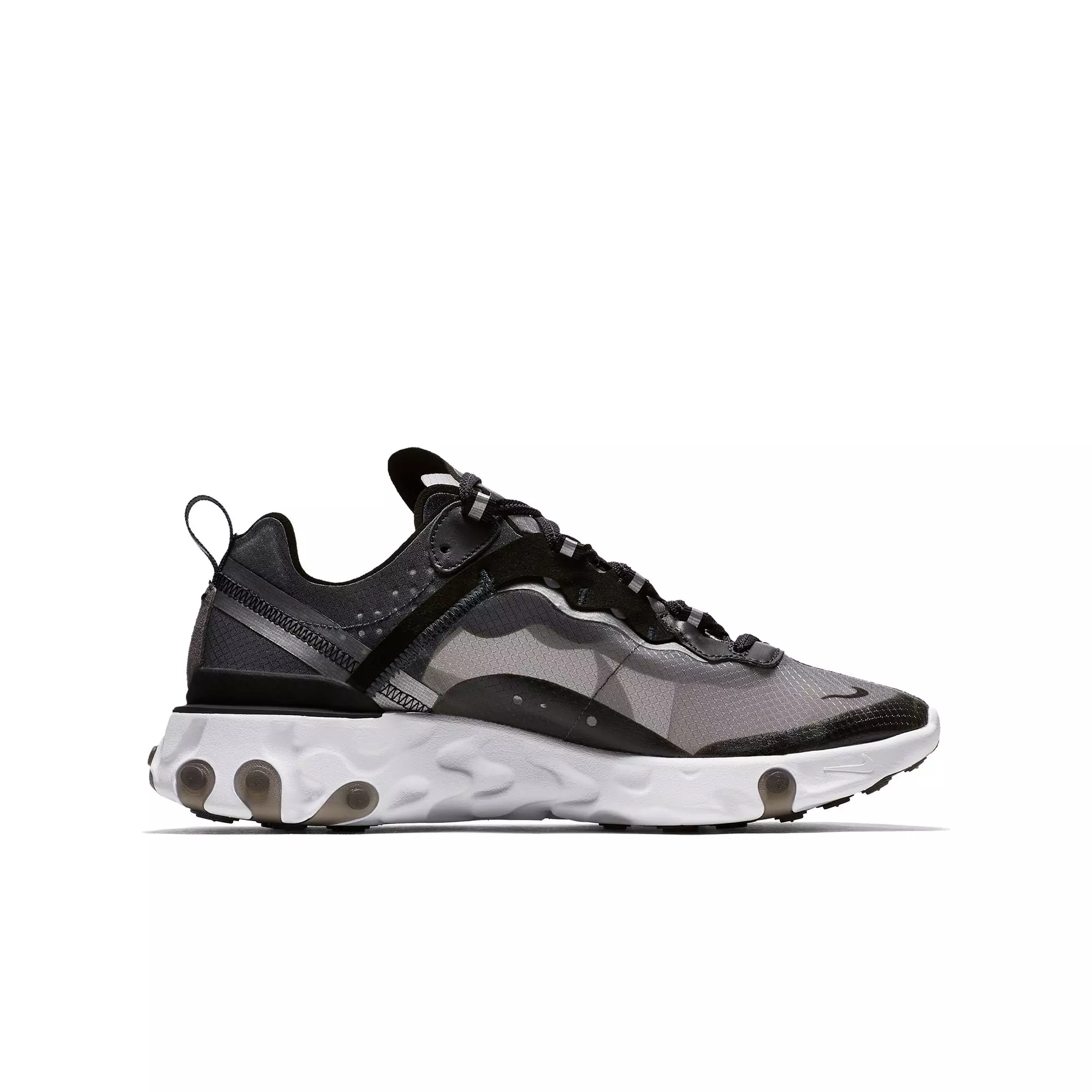 Nike React Element 87 &ldquo;Anthracite/Black/White" Gradeschool Kids' Shoe - BLACK