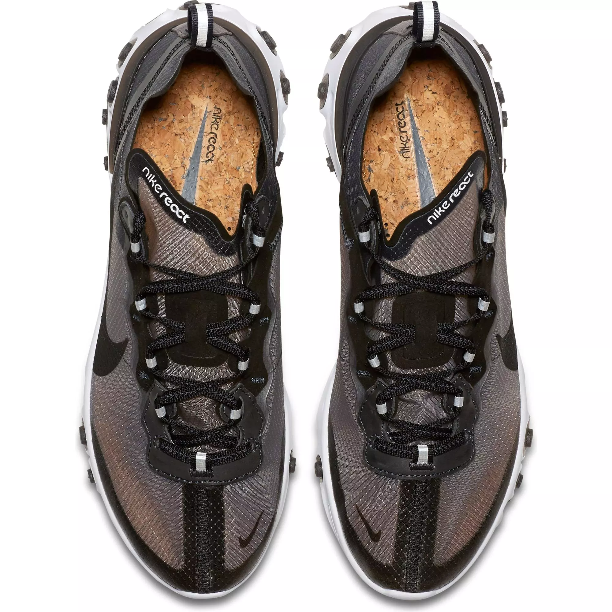 Nike React Element 87 &ldquo;Anthracite/Black/White" Gradeschool Kids' Shoe - BLACK