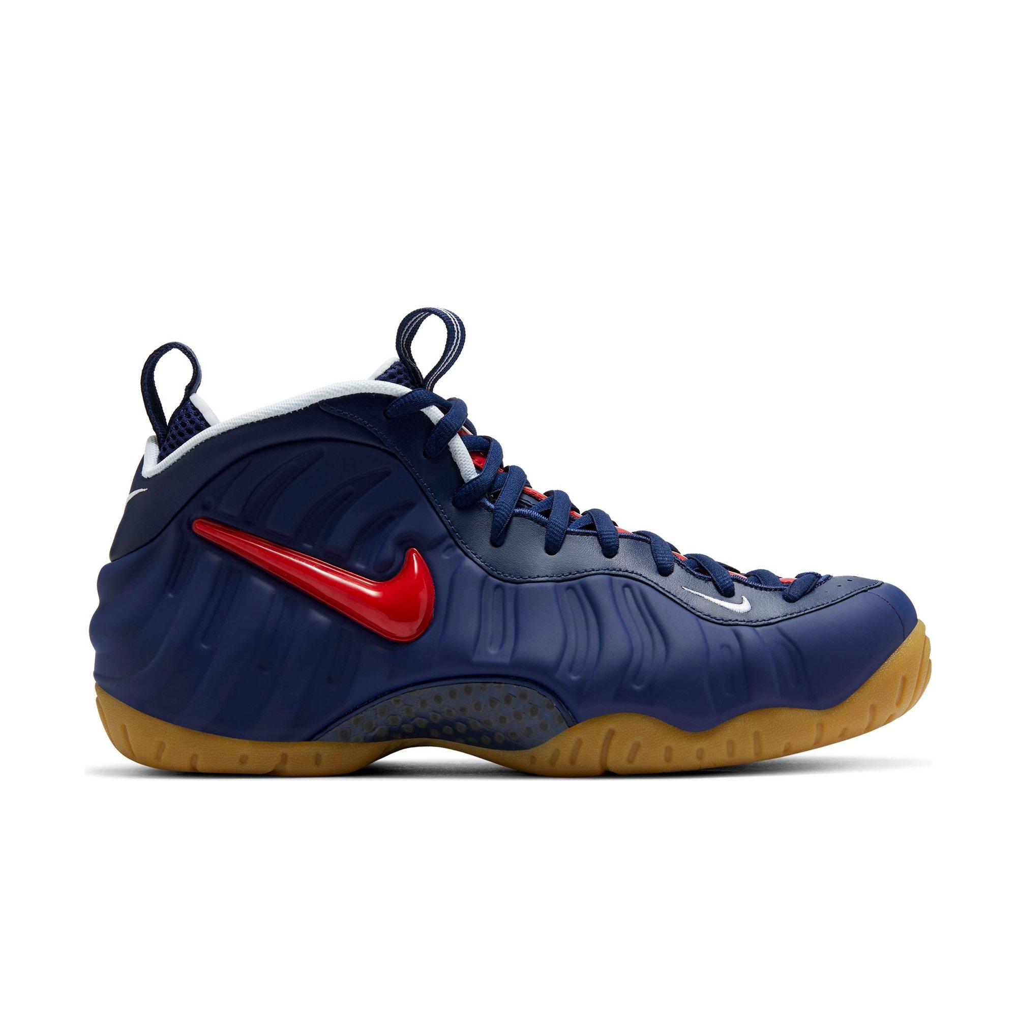 foamposite red and blue